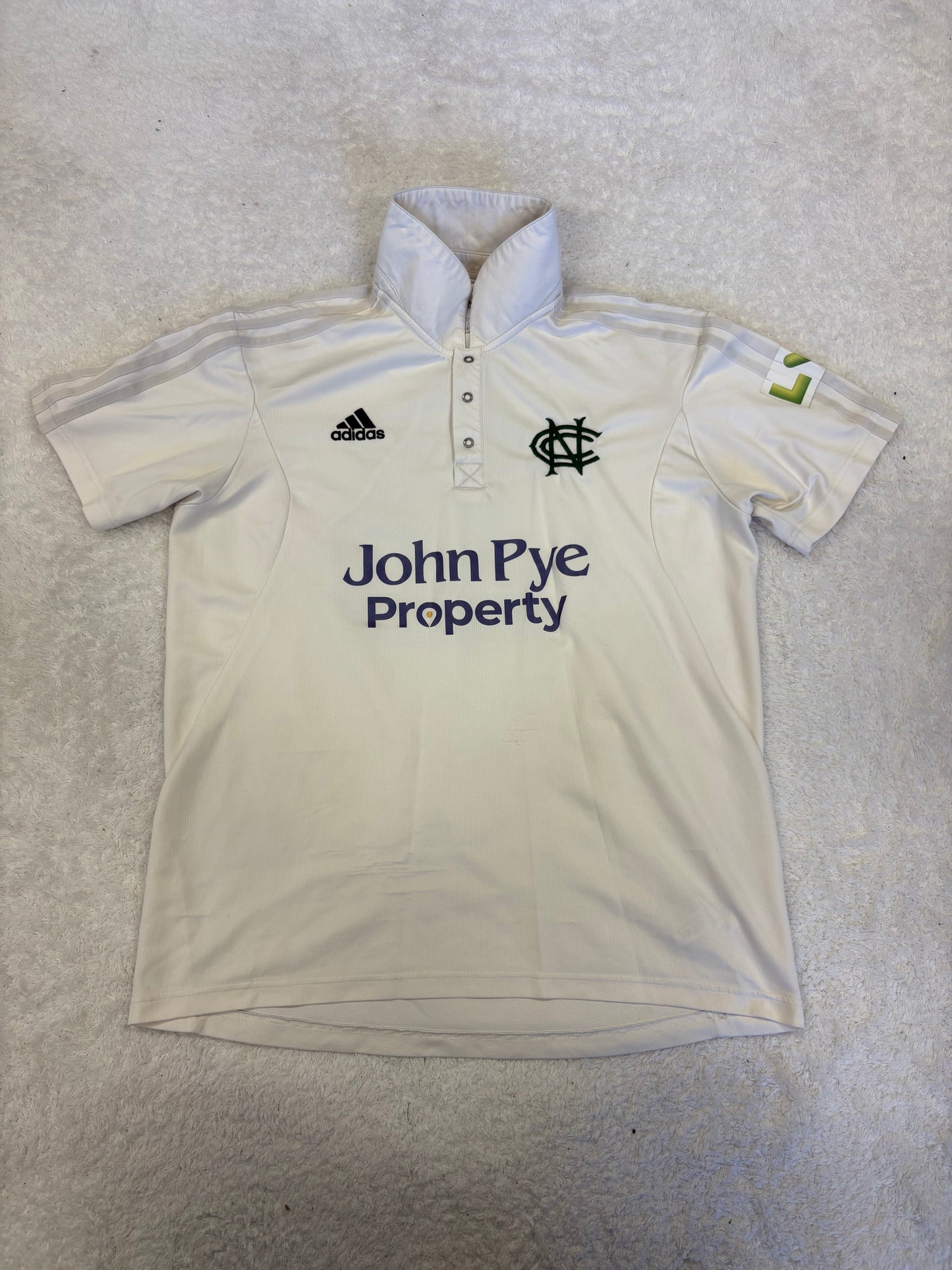 Jake Ball Notts County Championship Match Worn SS Playing Shirt
