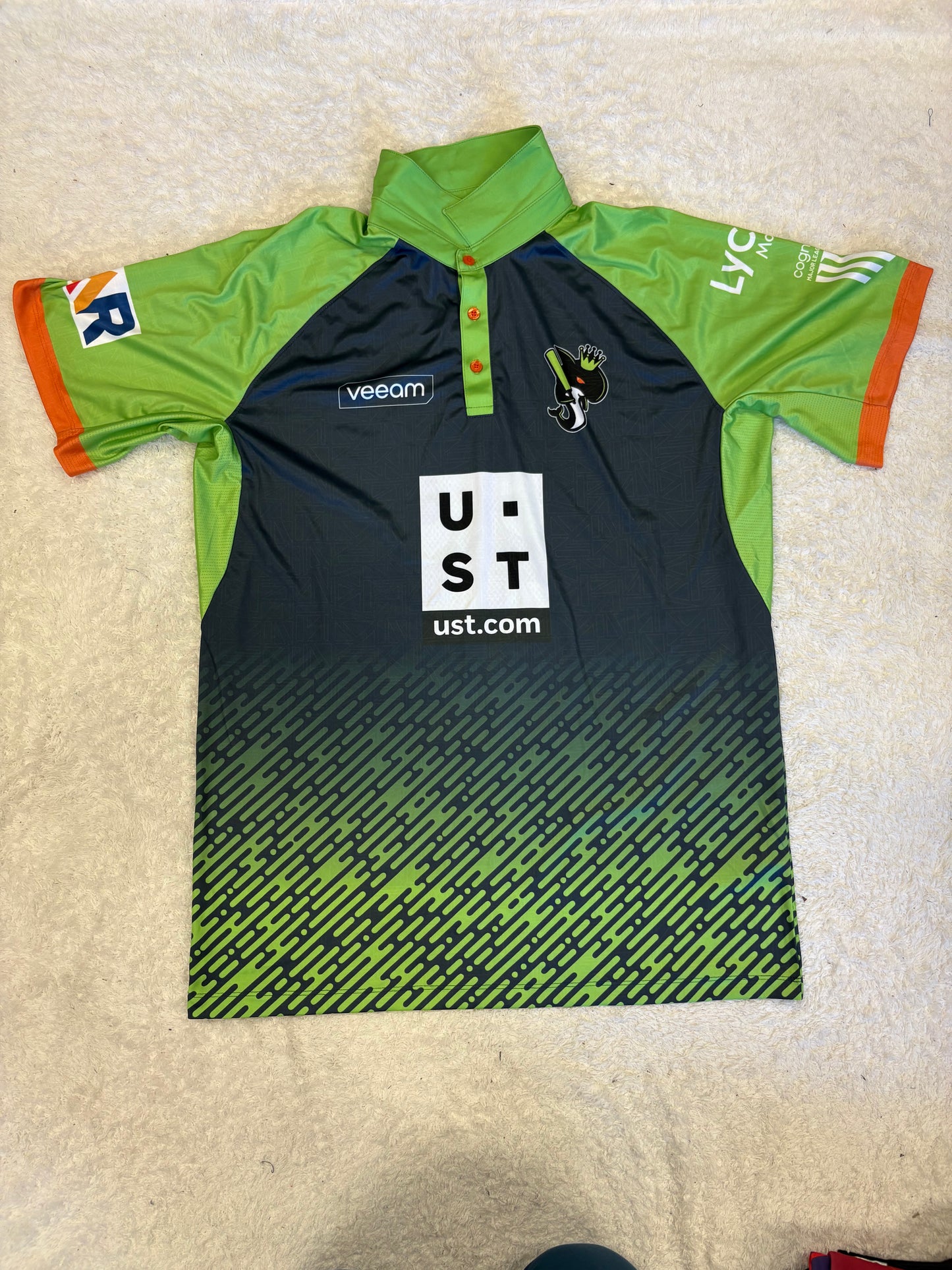 Dwaine Pretorius Seattle Orcas 2024 MLC Player Issue Signed SS Playing Shirt