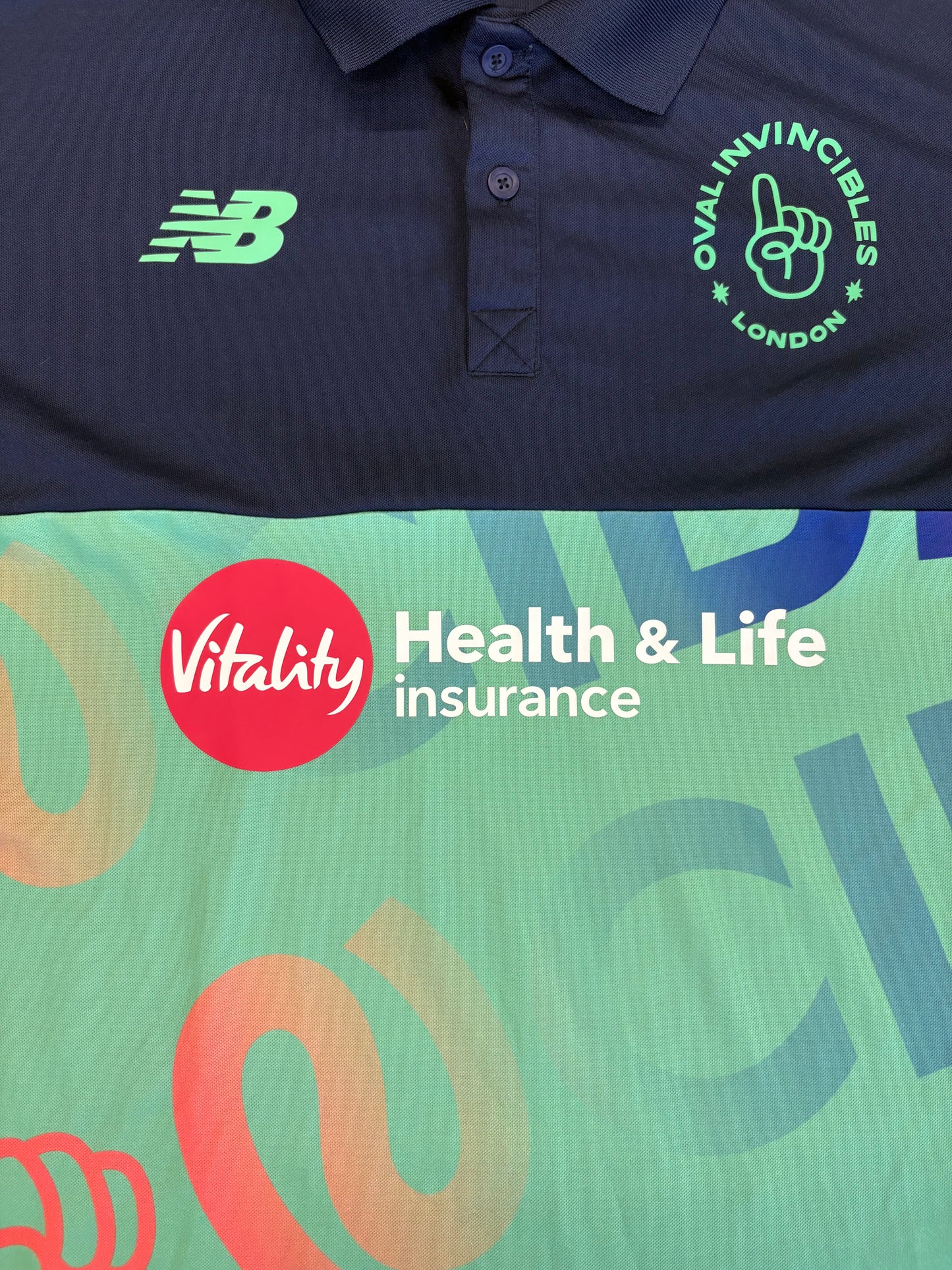 Oval Invincibles 2025 Hundred Player Issue SS Training Polo