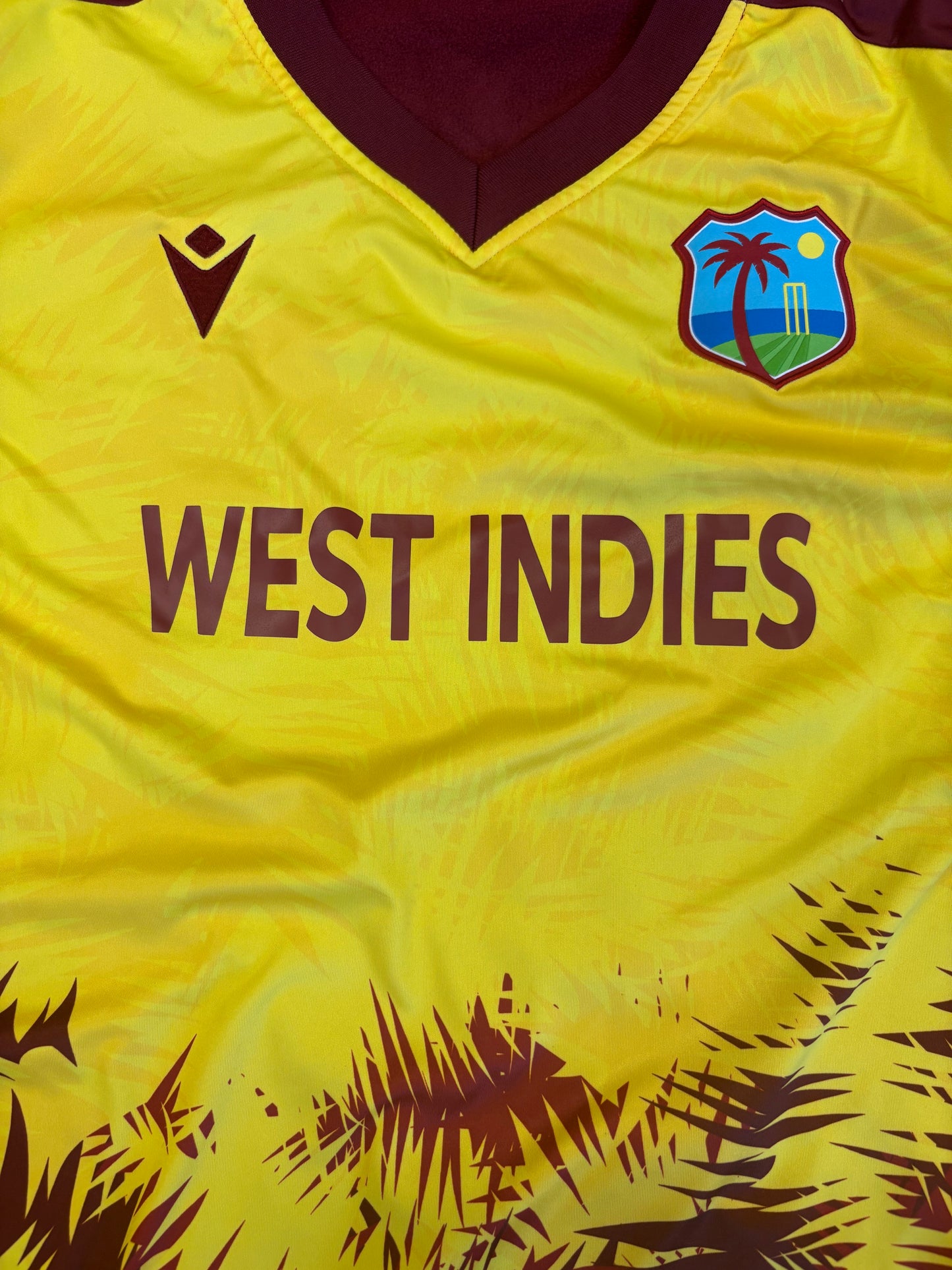 Sherfane Rutherford West Indies 2025 T20 Match Worn LS Playing Jumper