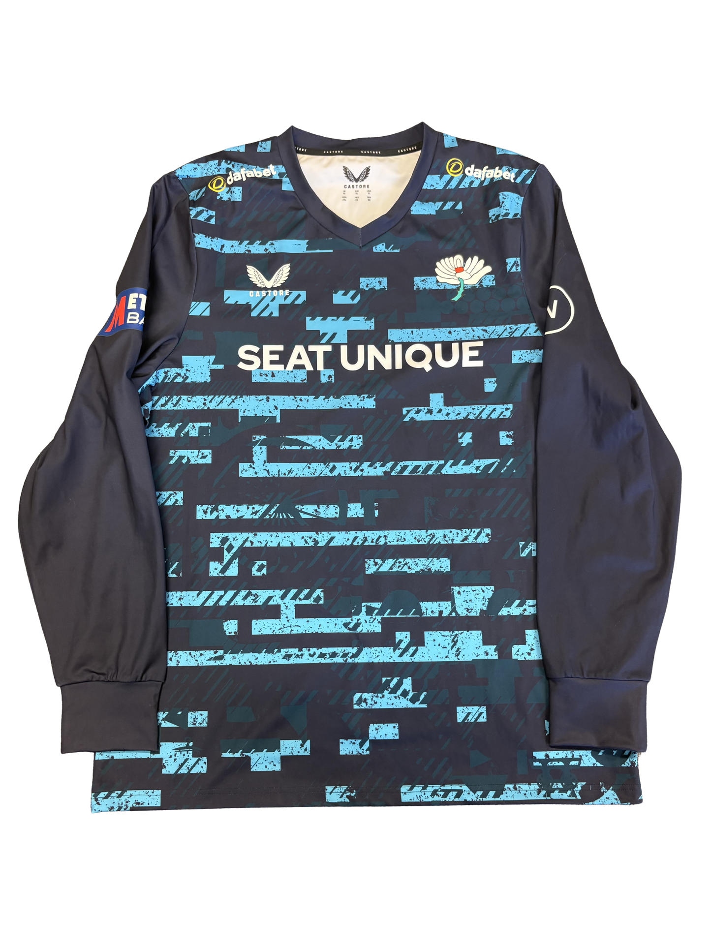 Dan Moriarty Yorkshire 2025 MB50 Match Worn LS Playing Jumper