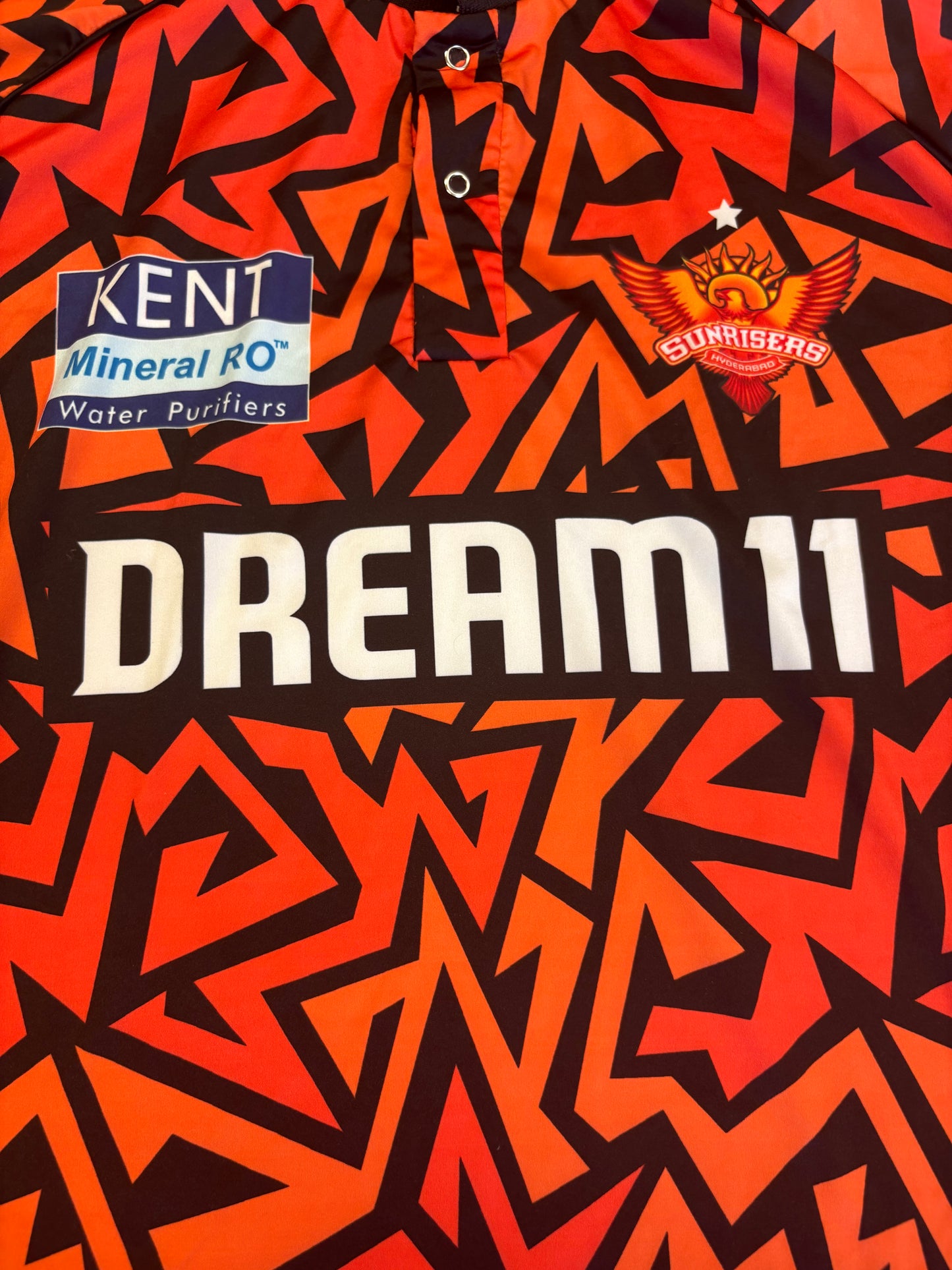 Abhinav Manohar Sunrisers Hyderabad 2024 IPL Match Worn SS Playing Shirt