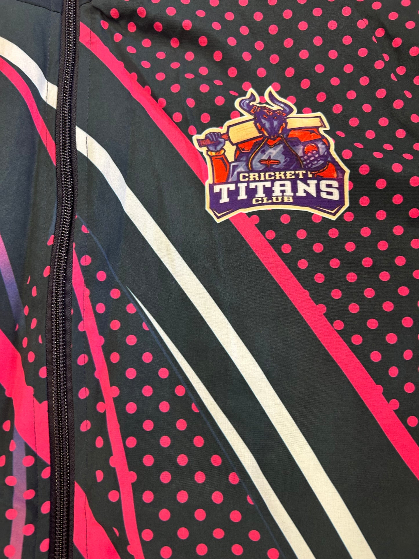 Empire State Titans Minor League Cricket Player Issue Full Zip Training Jacket