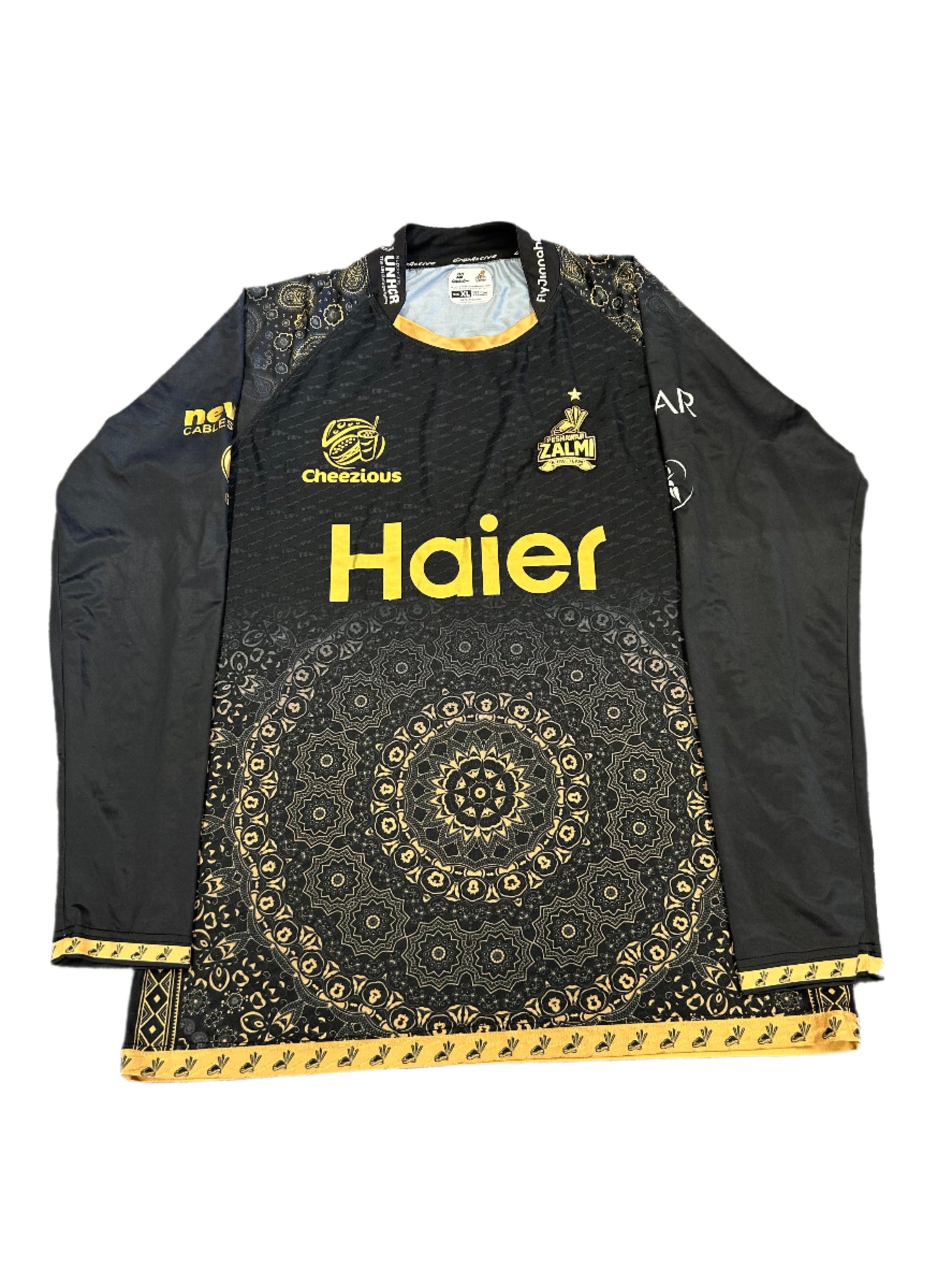 Tom Kohler-Cadmore Peshawar Zalmi 2025 PSL Match Worn LS Away Playing Shirt