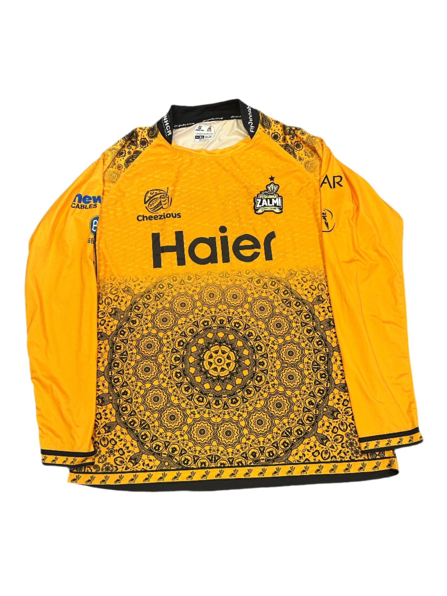 Tom Kohler-Cadmore Peshawar Zalmi 2025 PSL Match Worn LS Home Playing Shirt