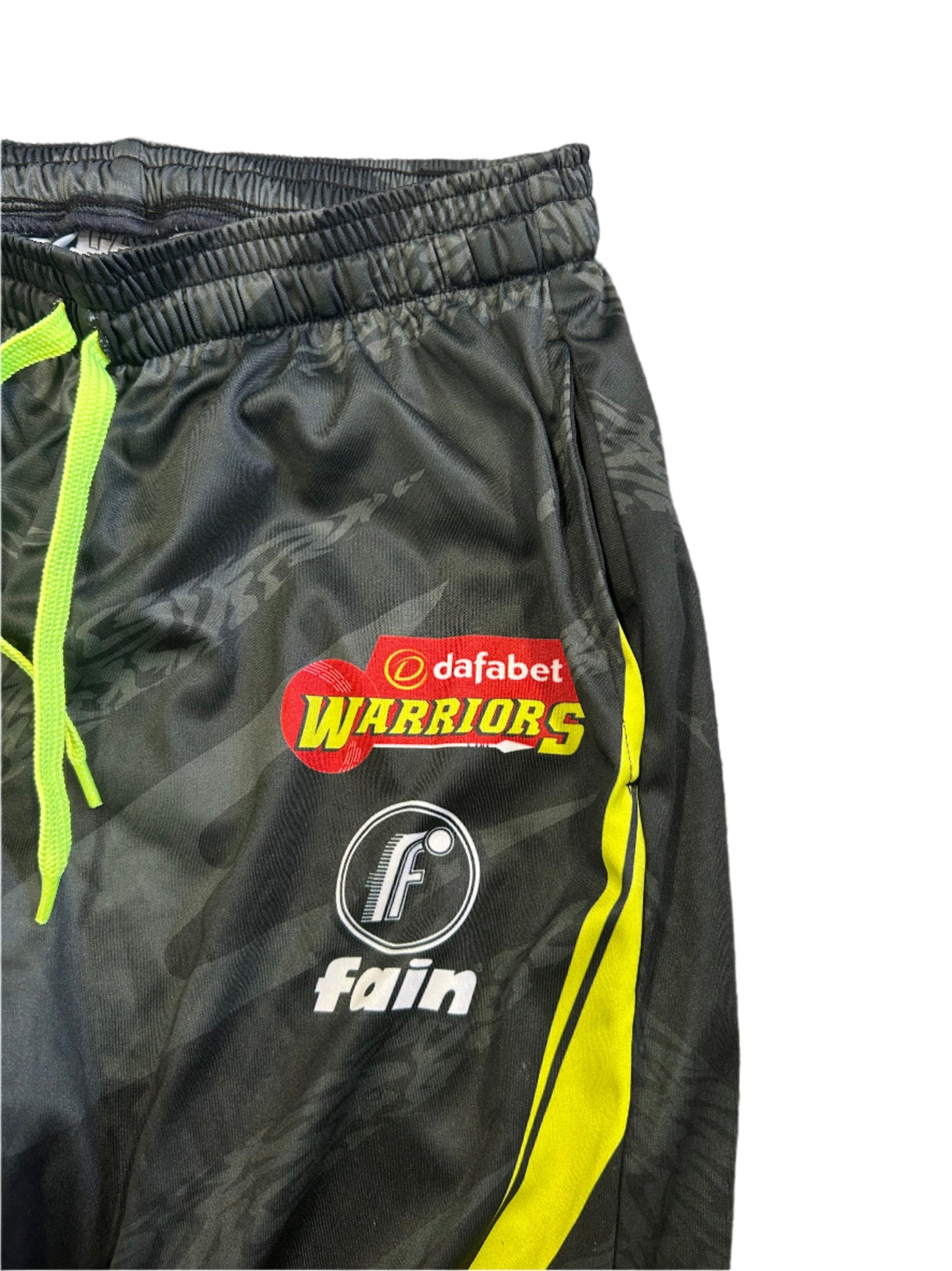 Dafabet Warriors Match Worn One Day Cup Playing Trousers