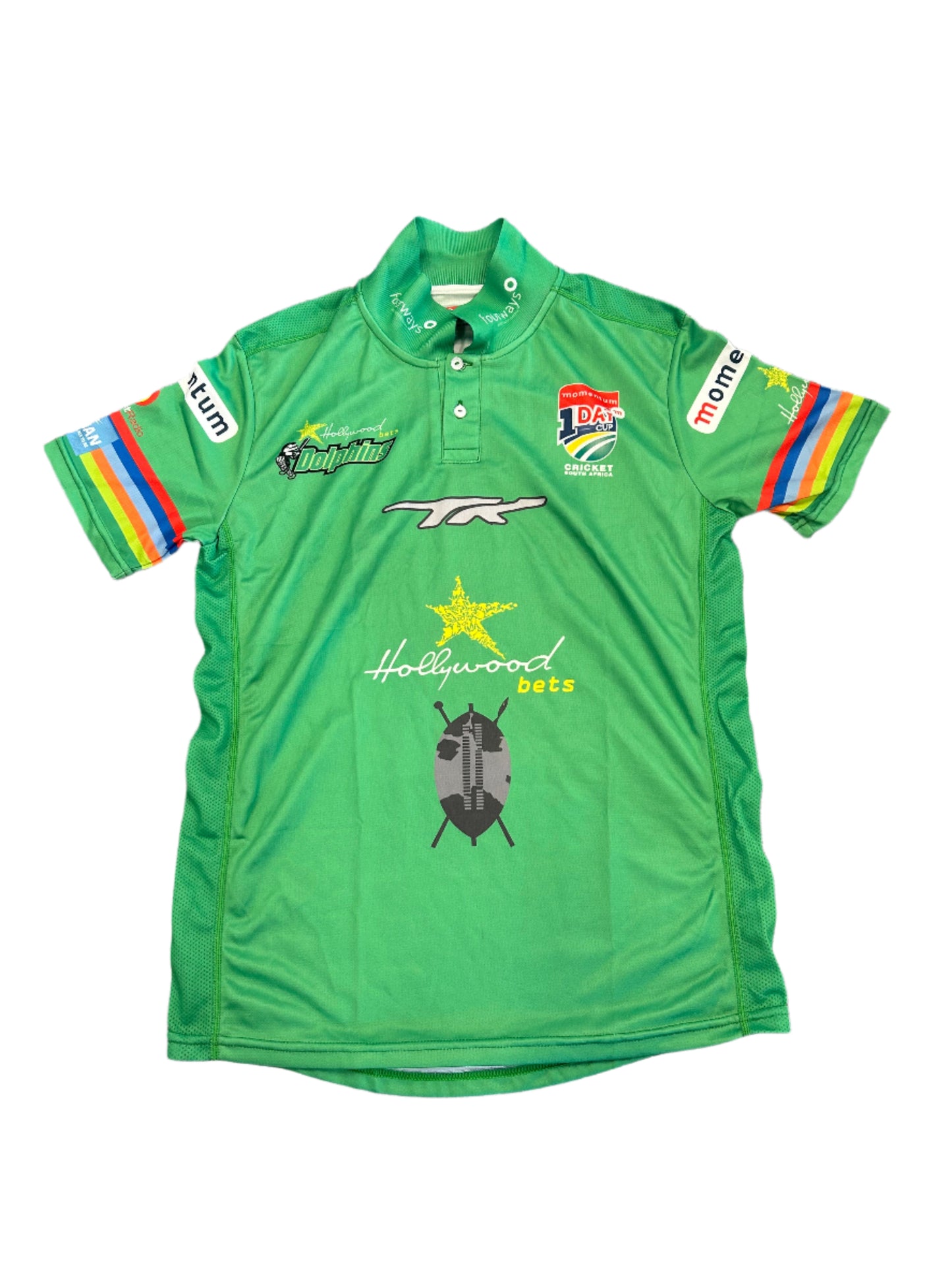 Keshav Maharaj Hollywood Dolphins 1DC Match Worn SS Playing Shirt