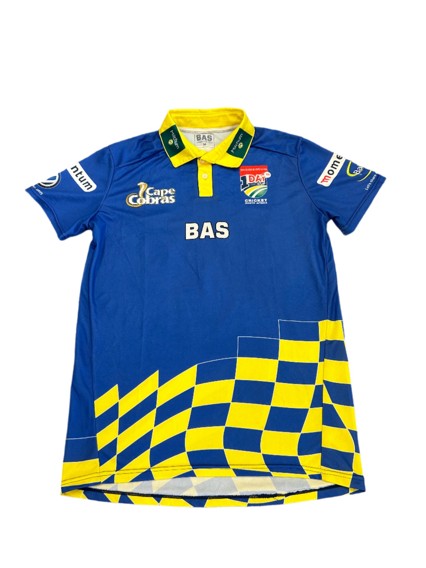Zubayr Hamza Cape Cobras 1DC Match Worn SS Playing Shirt