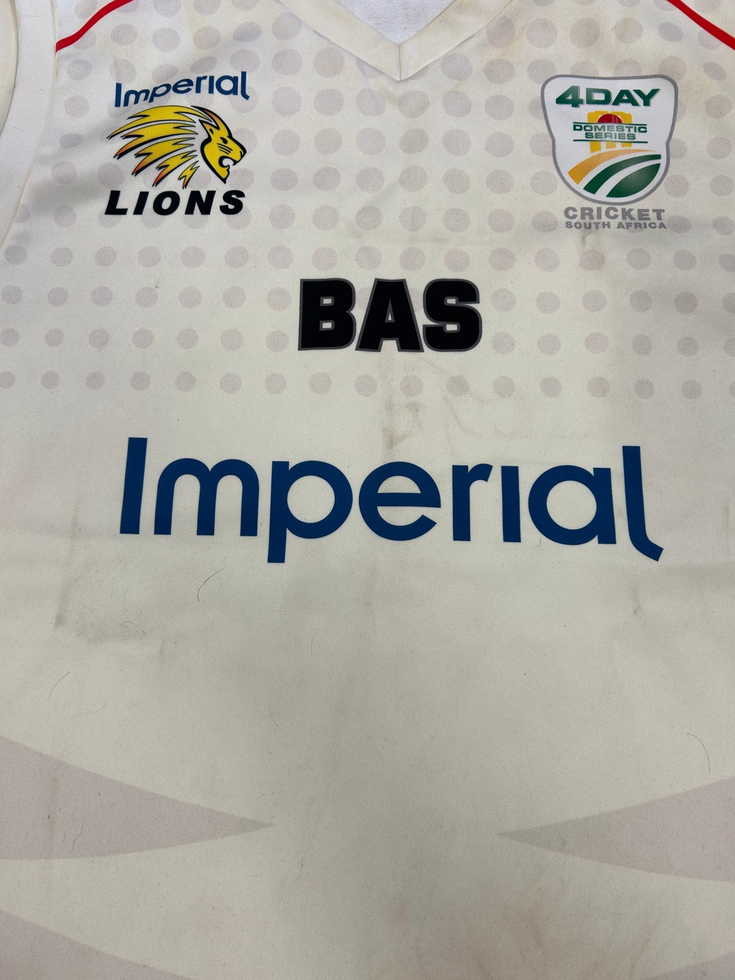 Imperial Lions 4DC Match Worn Playing Pullover