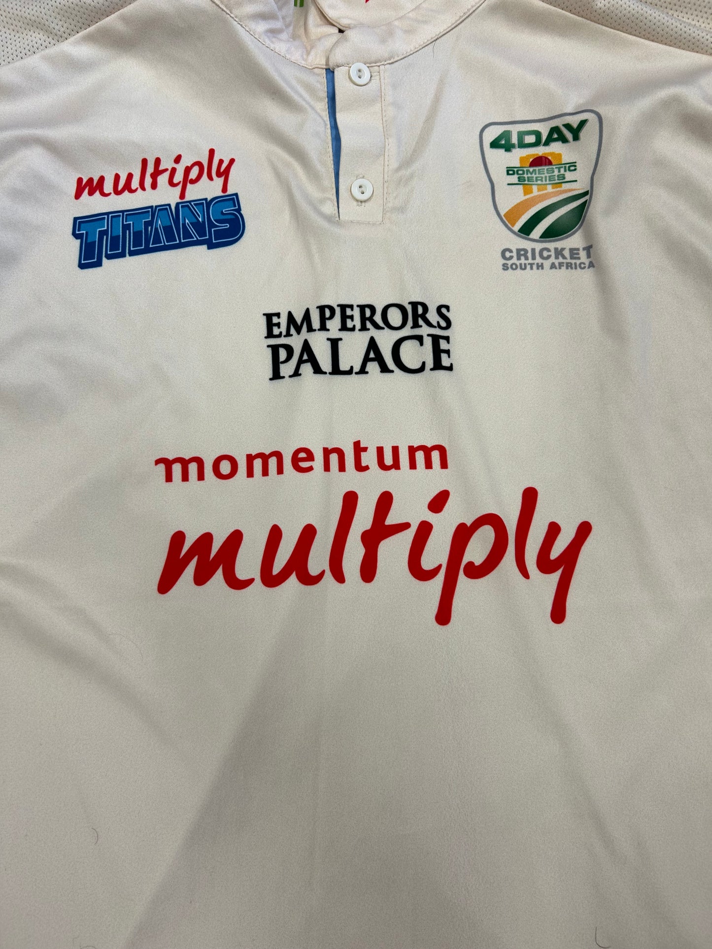 Multiply Titans 4DC Match Worn SS Playing Shirt