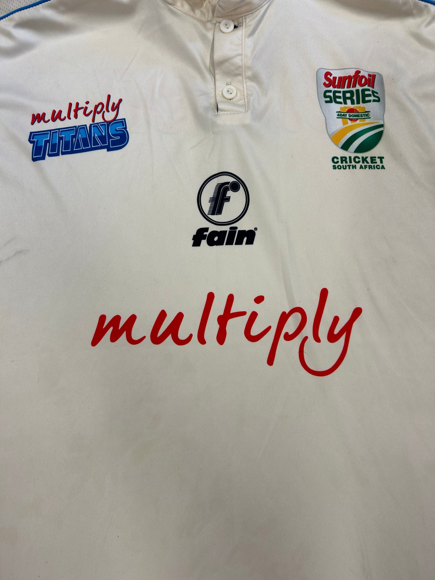 Multiply Titans 4DC Match Worn SS Playing Shirt