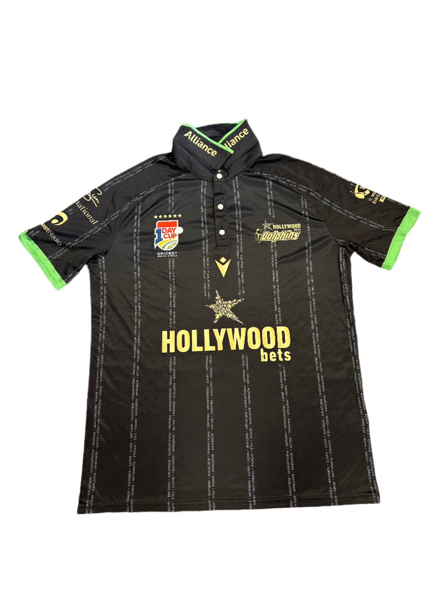 Ottniel Baartman Hollywood Dolphins 2023 1DC Match Worn SS Playing Shirt