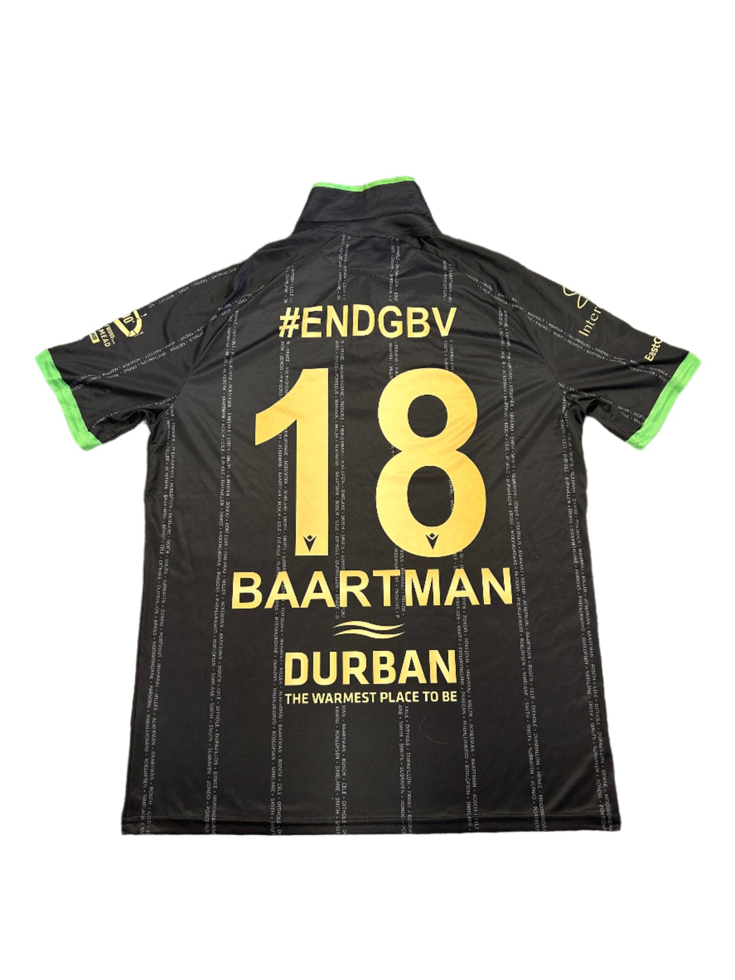 Ottniel Baartman Hollywood Dolphins 2023 1DC Match Worn SS Playing Shirt