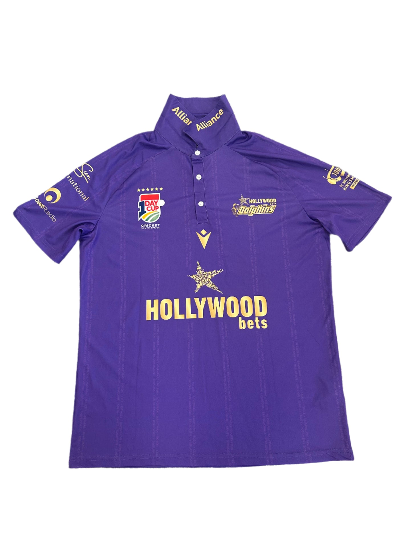 Andile Simelane Hollywood Dolphins 2023 1DC Match Issue SS Playing Shirt
