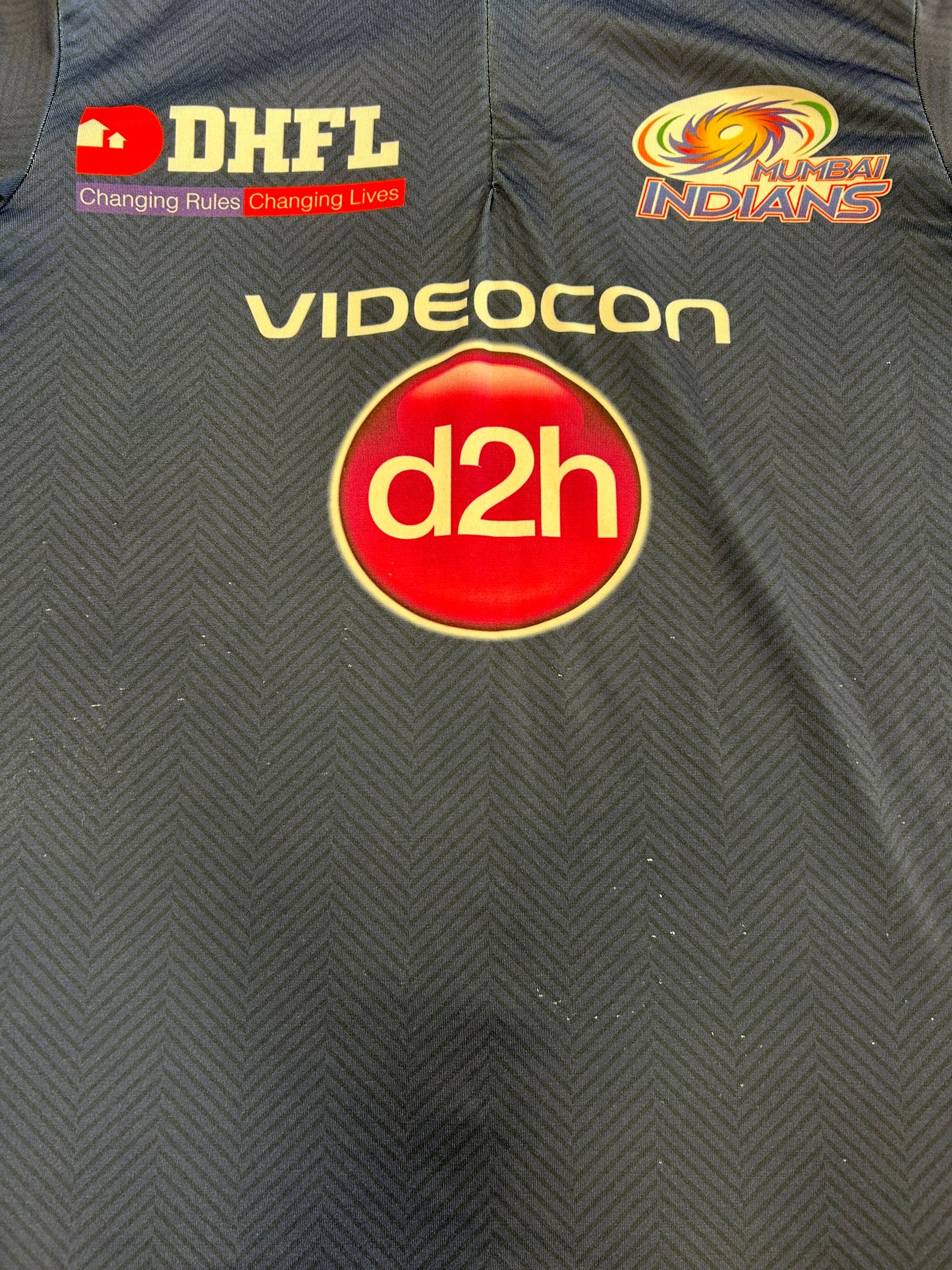 Mumbai Indians 2014 IPL Player Issue LS Training T-Shirt