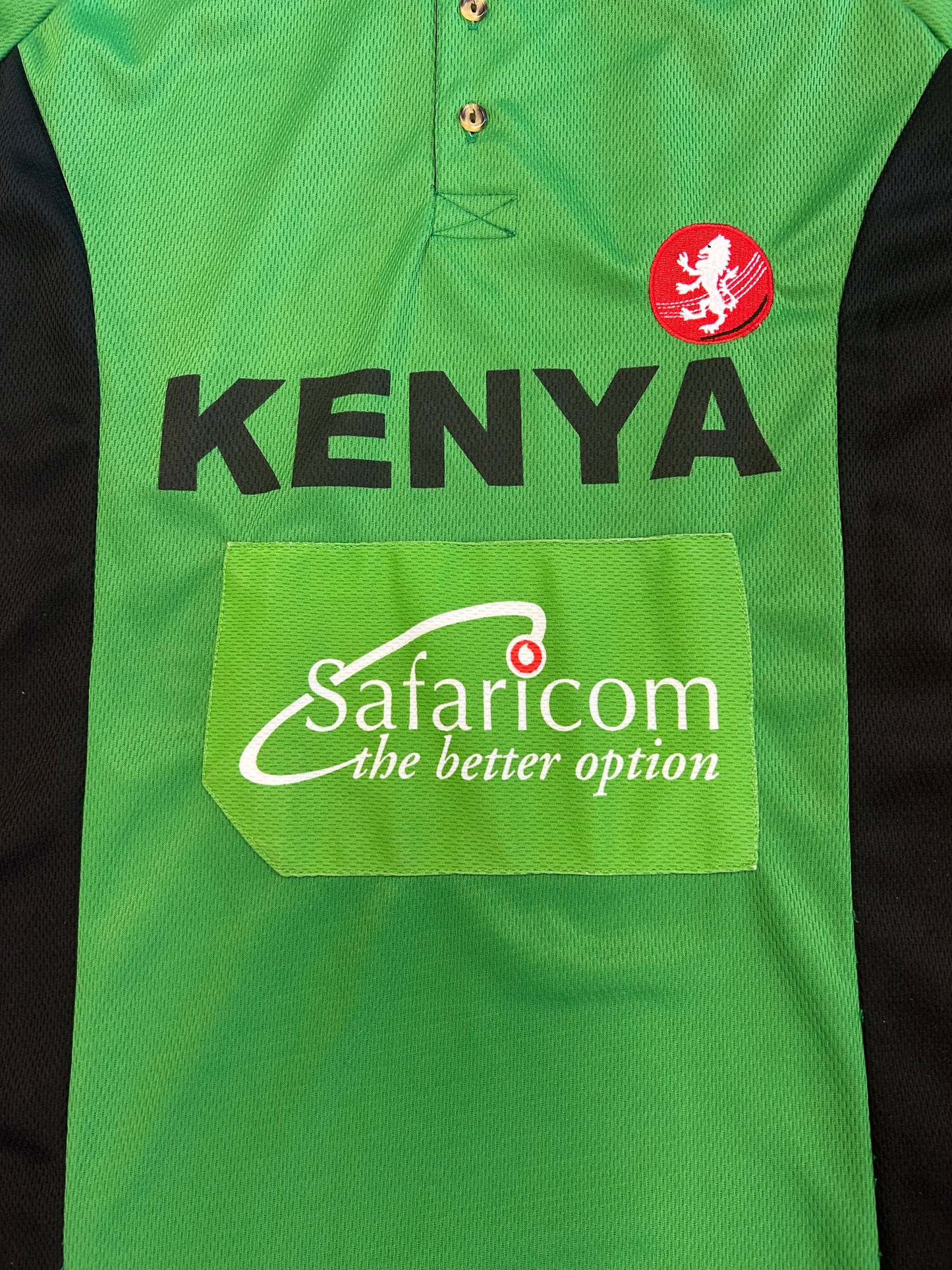 Ragheb Aga Kenya 2004 Match Worn SS Playing Shirt