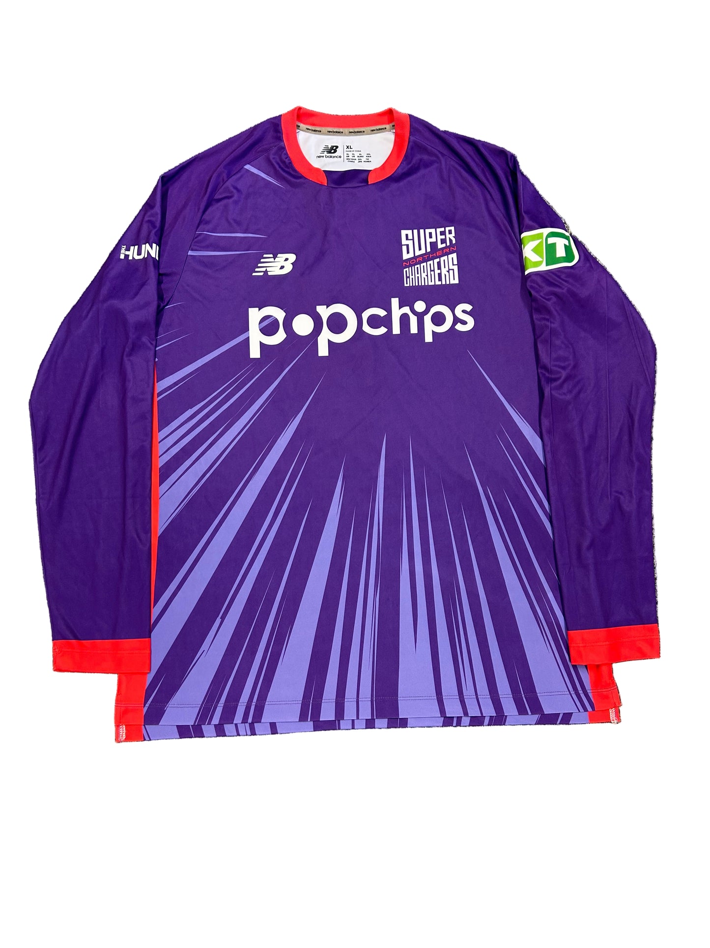 Matt Short Northern Superchargers 2024 Hundred Match Worn LS Playing Shirt