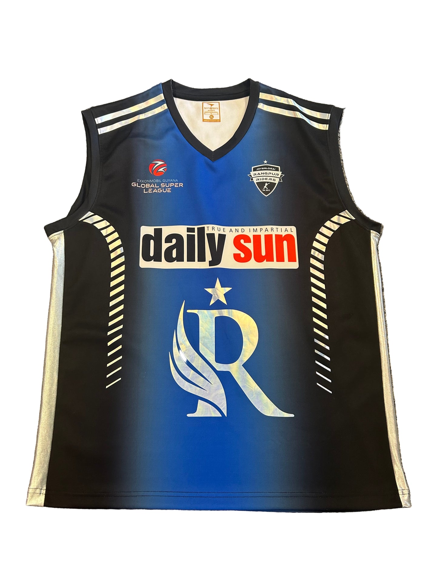 Zak Chappell Rangpur Riders 2024 GSL Match Worn Playing Pullover