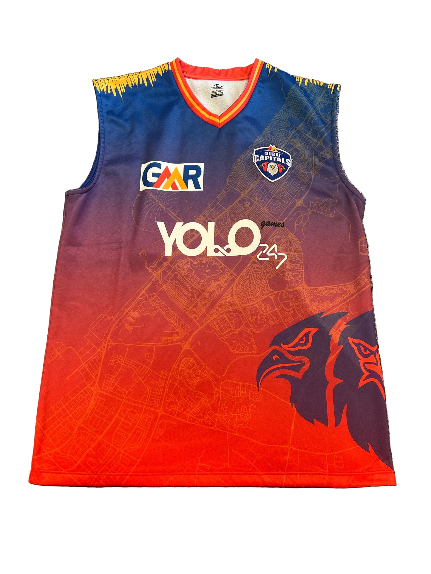 Leus Du Plooy Dubai Capitals 2024 ILT20 Match Worn Playing Pullover