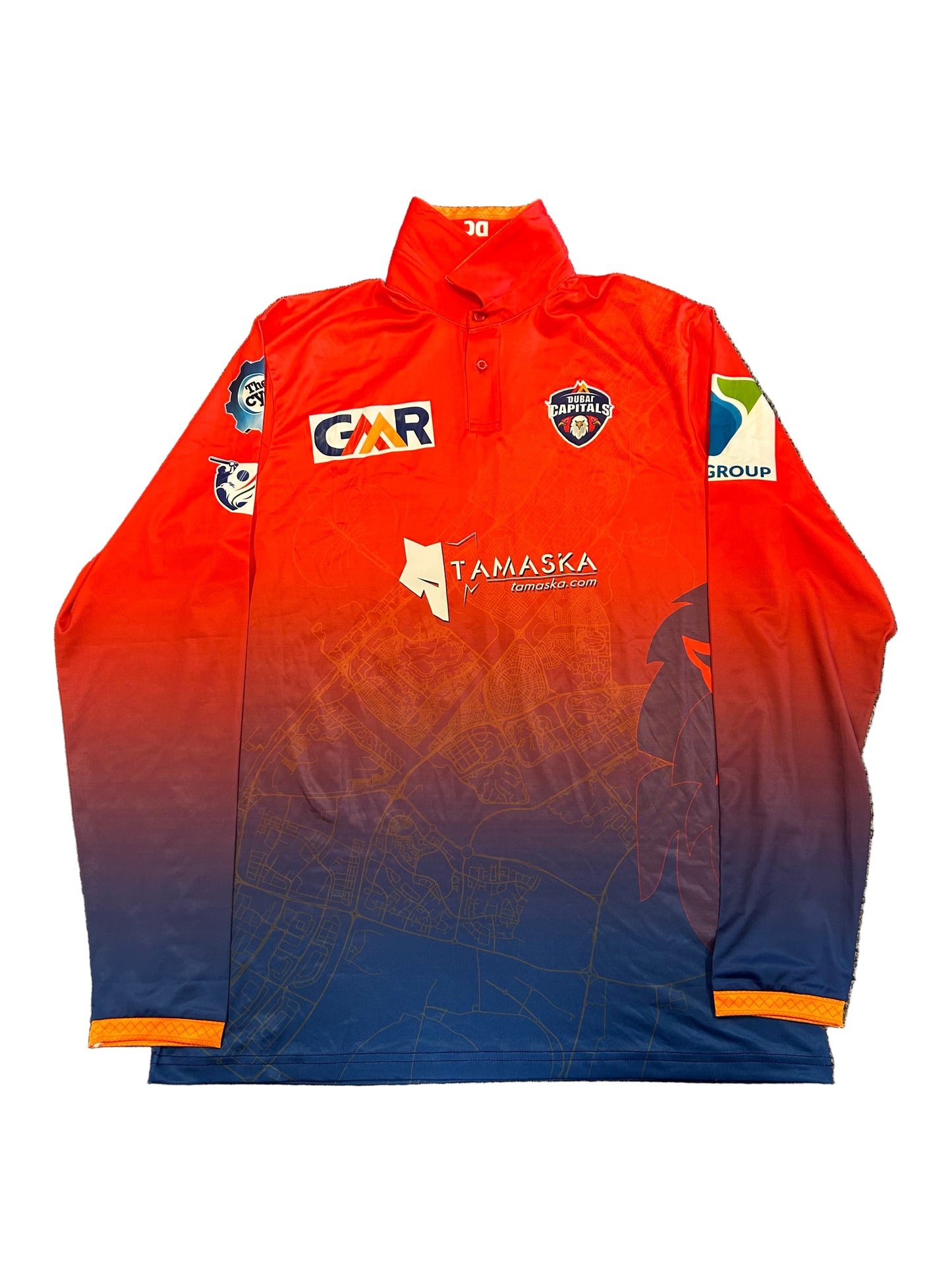 David Warner Dubai Capitals 2025 ILT20 Match Worn LS Playing Shirt