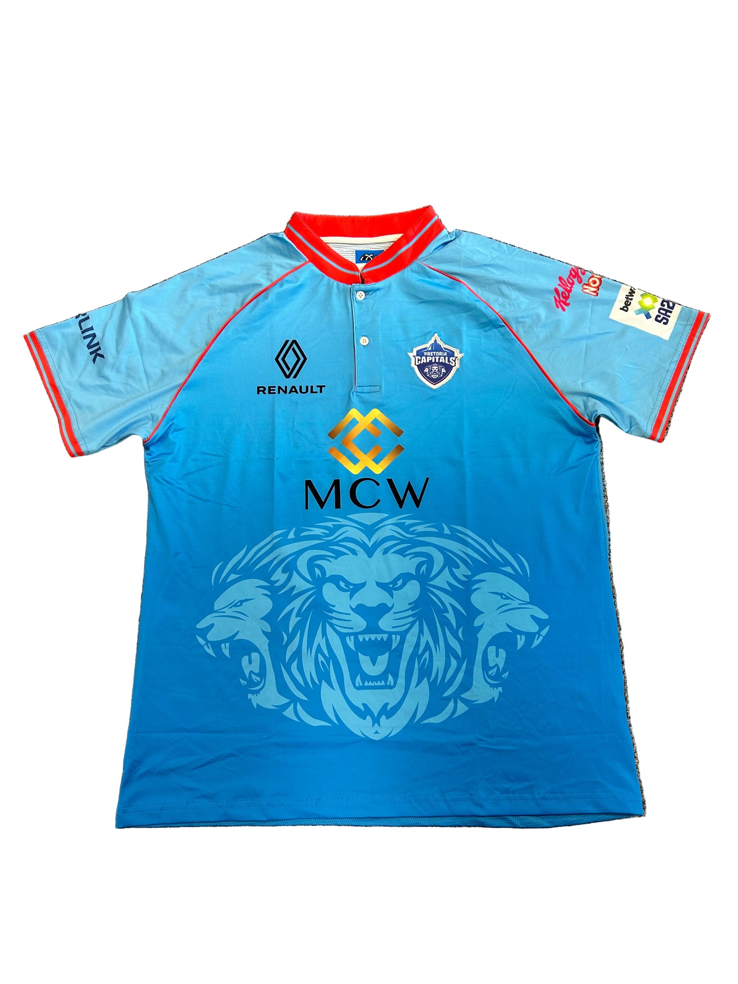 Tiaan Van Vuuren Pretoria Capitals 2024 SA20 Match Issue SS Playing Shirt