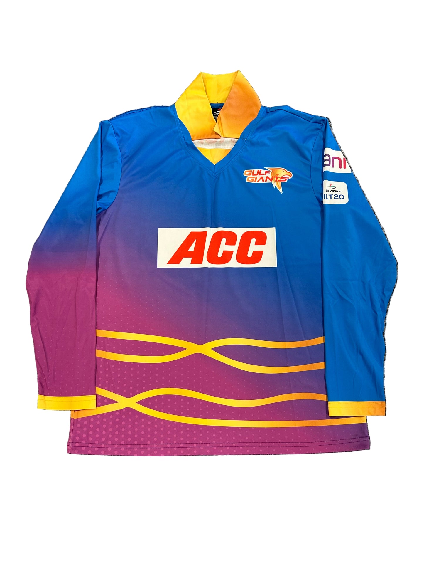 Gulf Giants 2025 ILT20 Player Issue LS Training T-Shirt