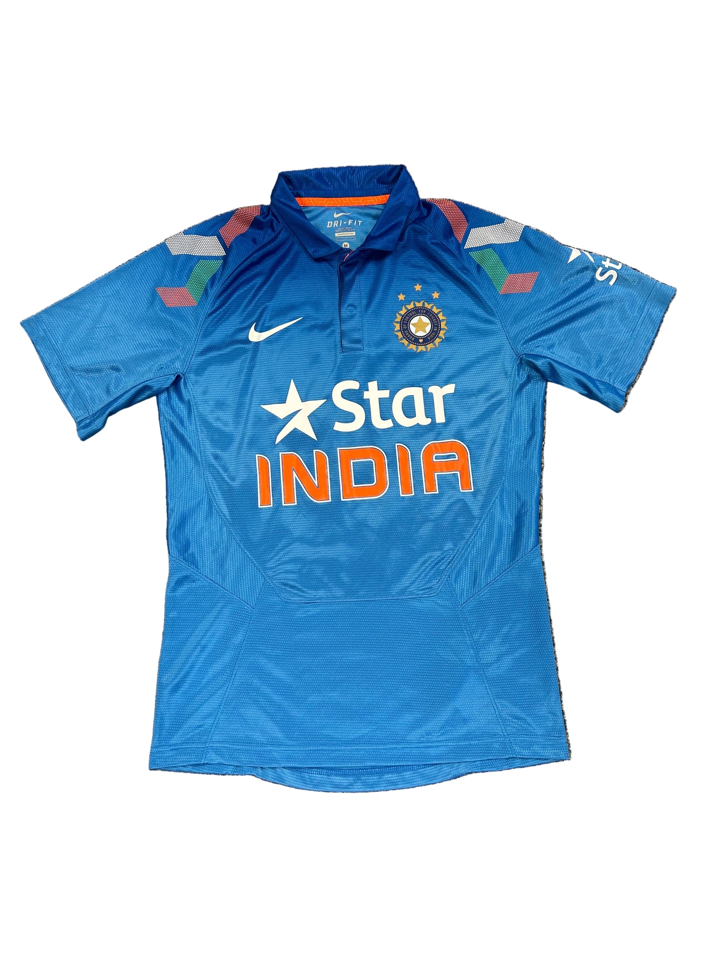 Ajinkya Rahane India 2013 ODI SS Match Worn Playing Shirt