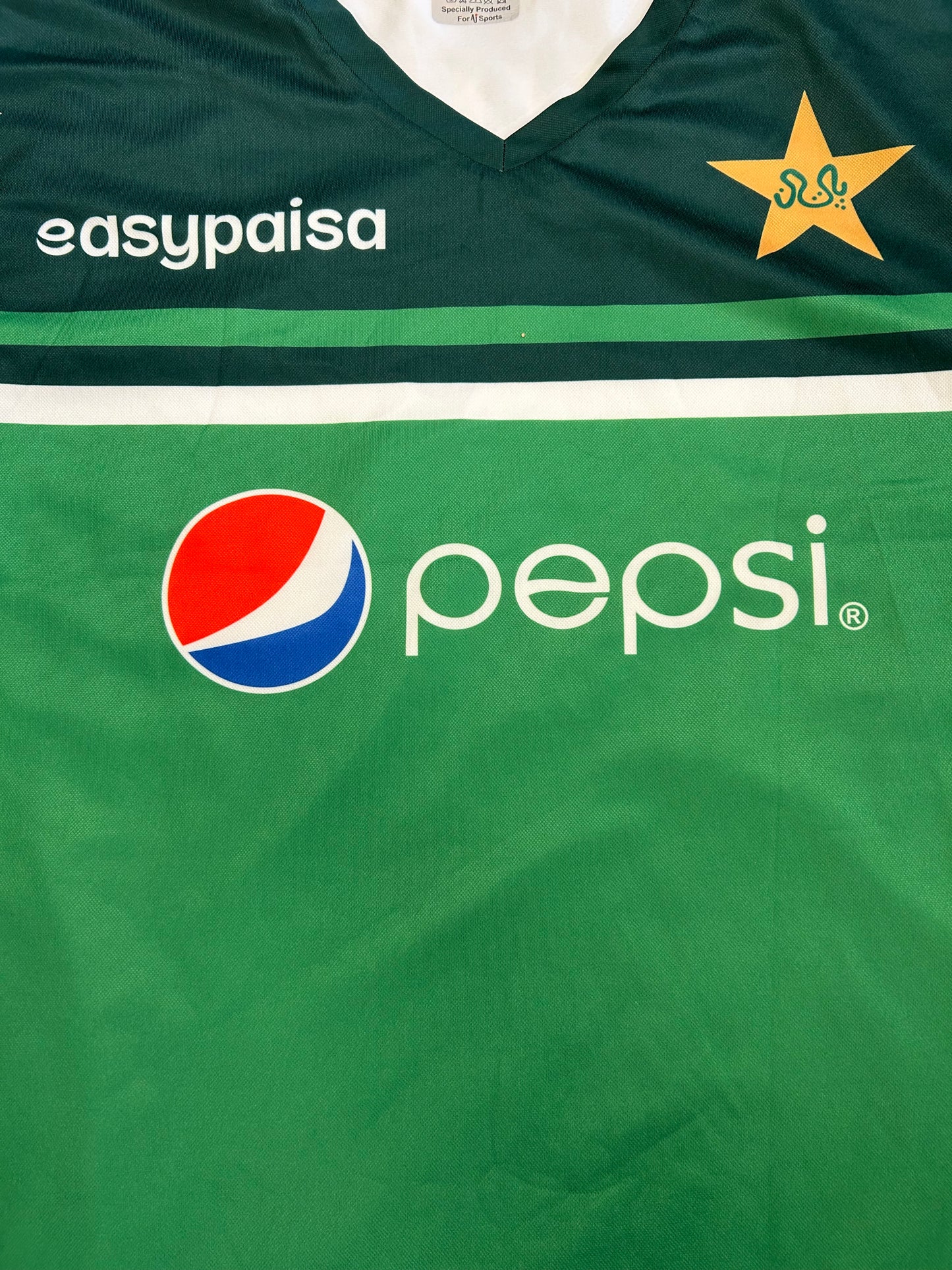 Fakhar Zaman Pakistan 2023 ODI Match Worn Playing Pullover