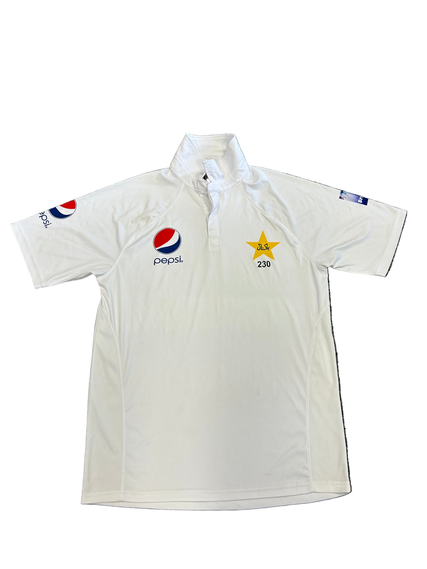 Faheem Ashraf Pakistan 2018 Test Match Worn SS Playing Shirt