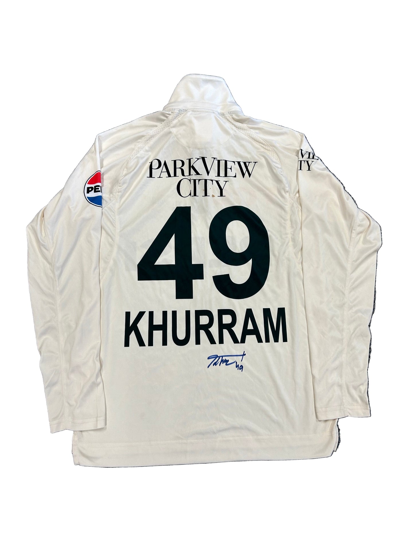 Khurram Shahzad Pakistan Shaheens (Pakistan A) 2024 Signed Test Match Worn LS Playing Shirt