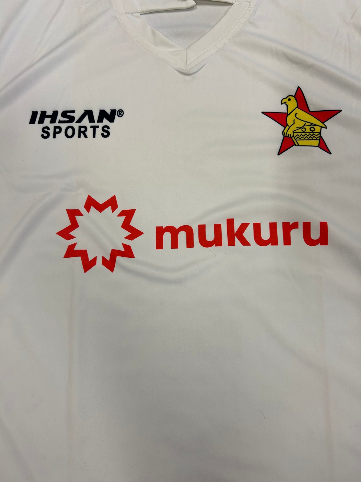 Zimbabwe 2025 Test Match Player Issue SS Playing Shirt