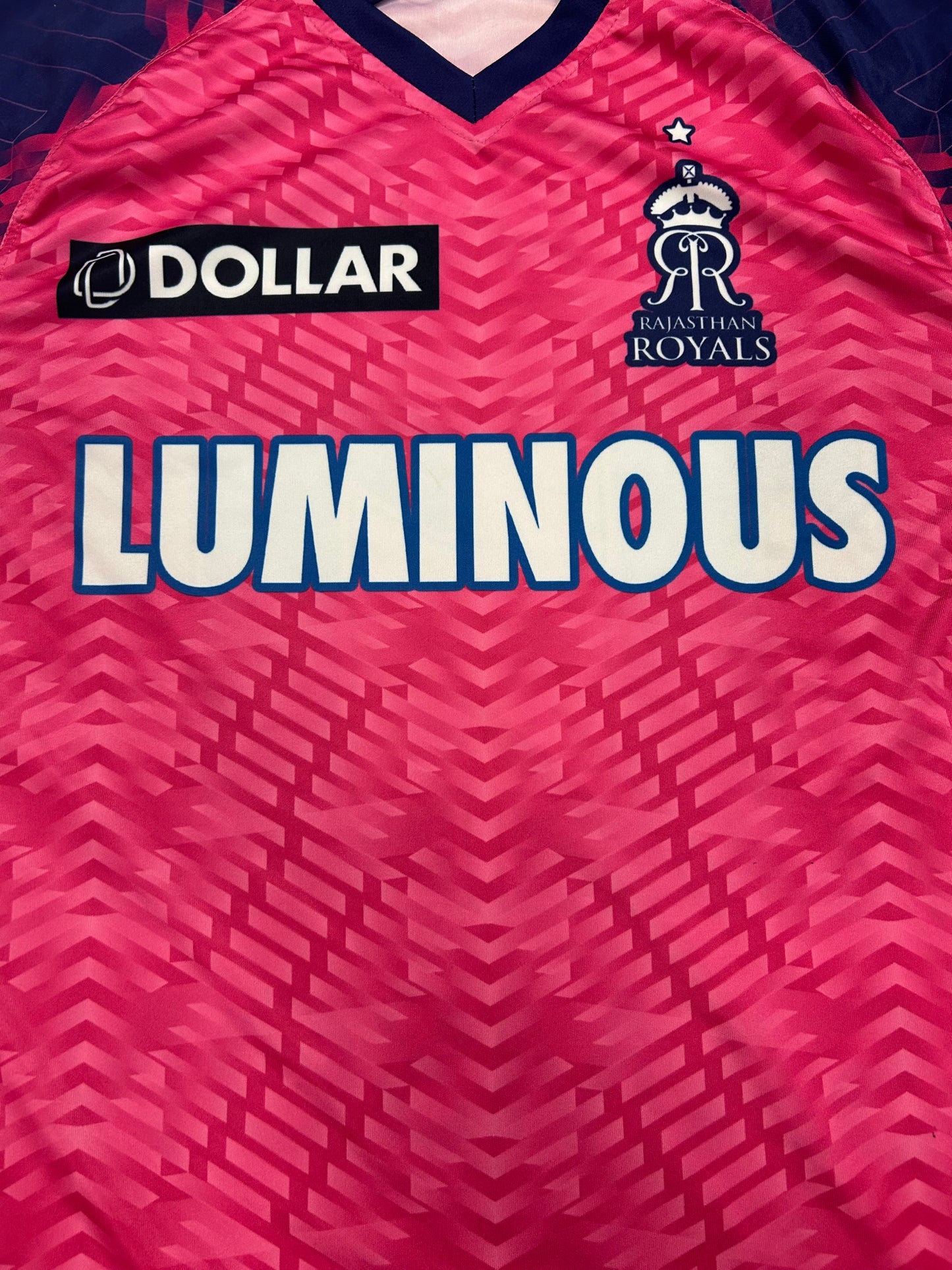 Sanju Samson Rajasthan Royals 2023 IPL Match Worn SS Playing Shirt