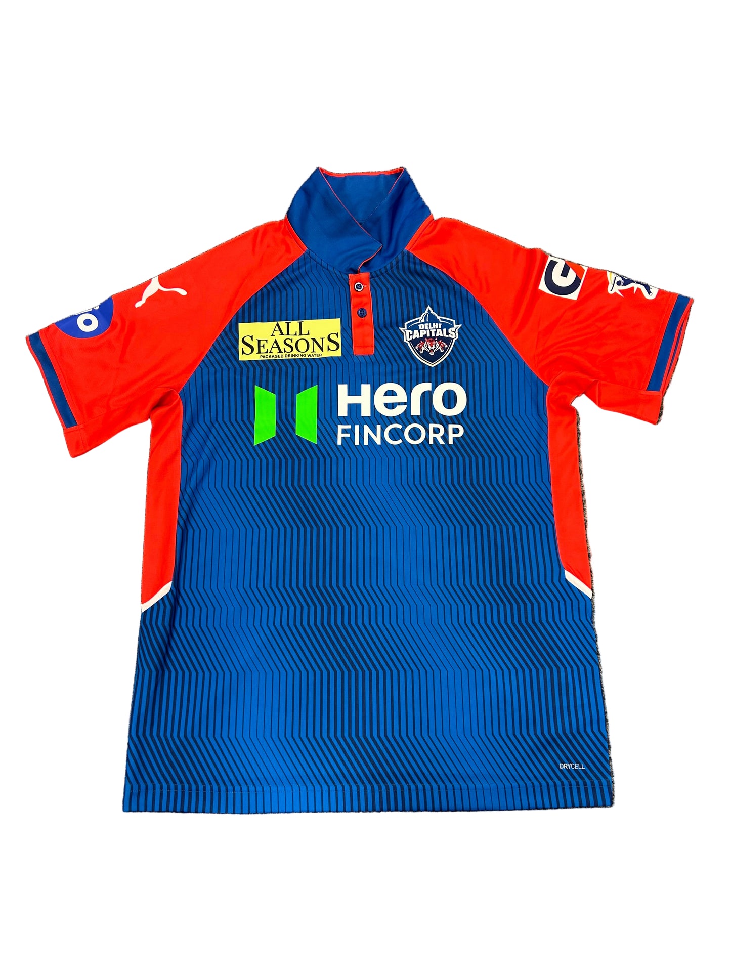 Faf Du Plessis Delhi Capitals 2025 IPL Match Issue SS Playing Shirt