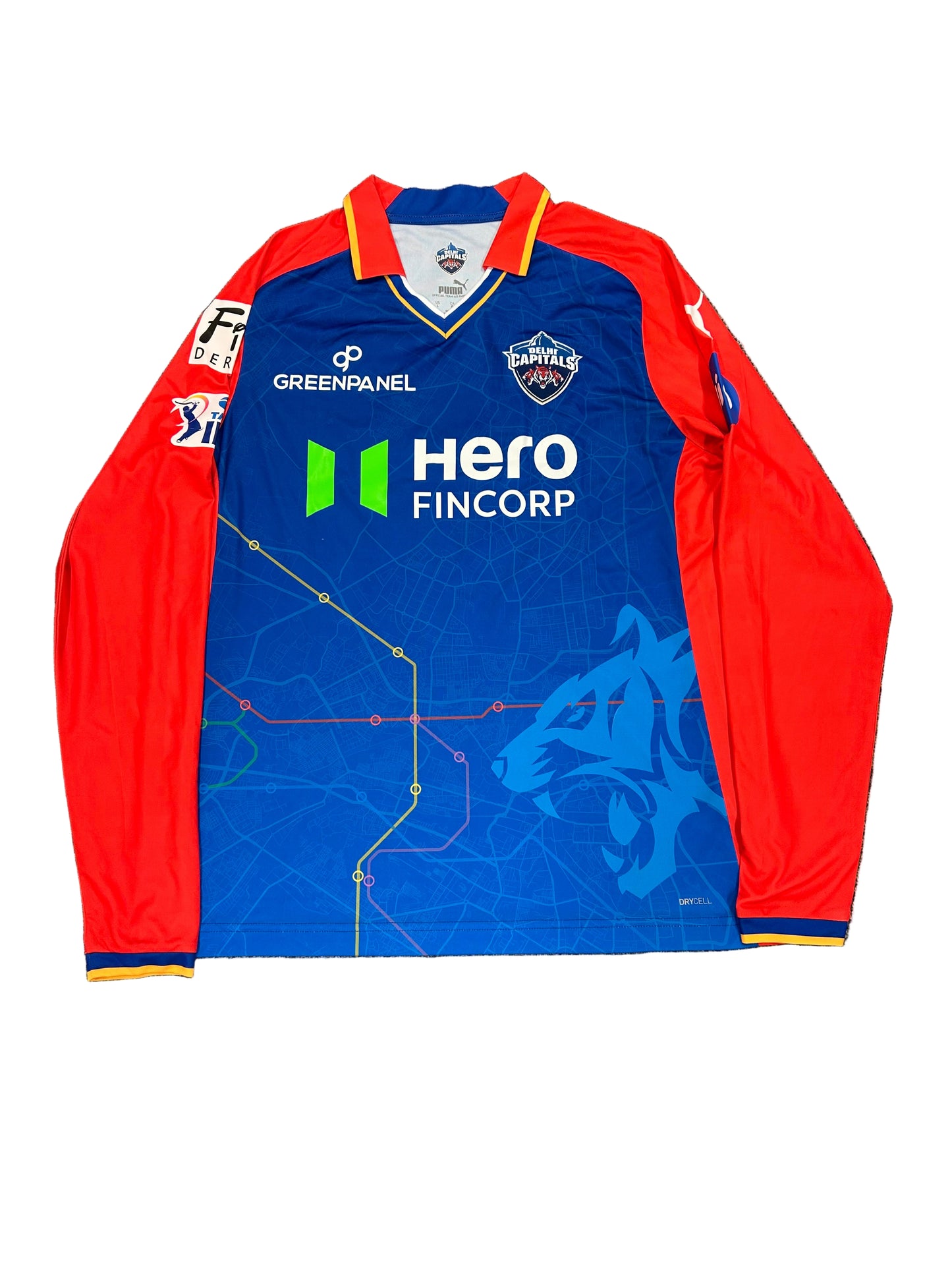 Rishabh Pant Delhi Capitals 2024 IPL Match Issue LS Playing Shirt