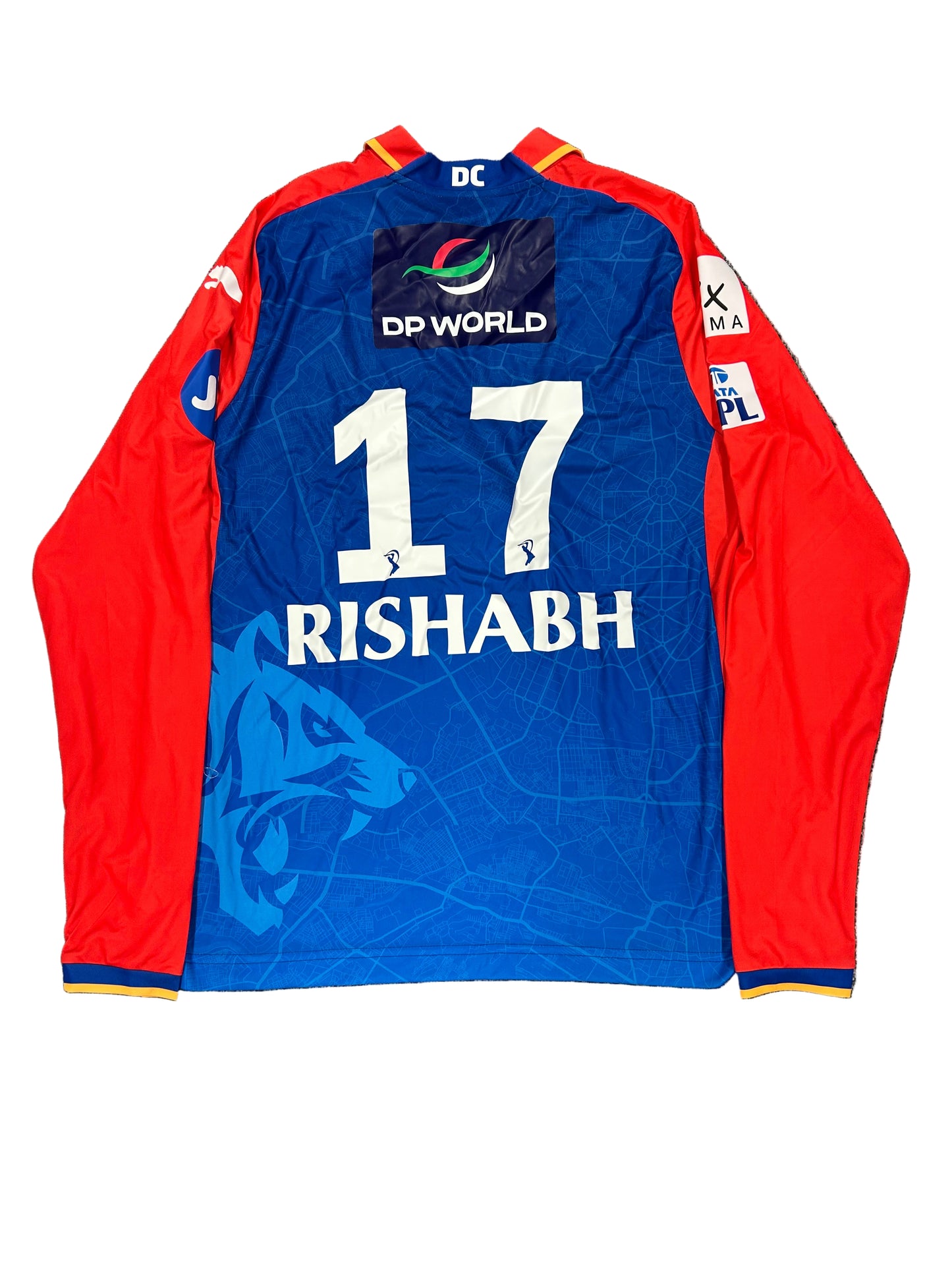 Rishabh Pant Delhi Capitals 2024 IPL Match Issue LS Playing Shirt
