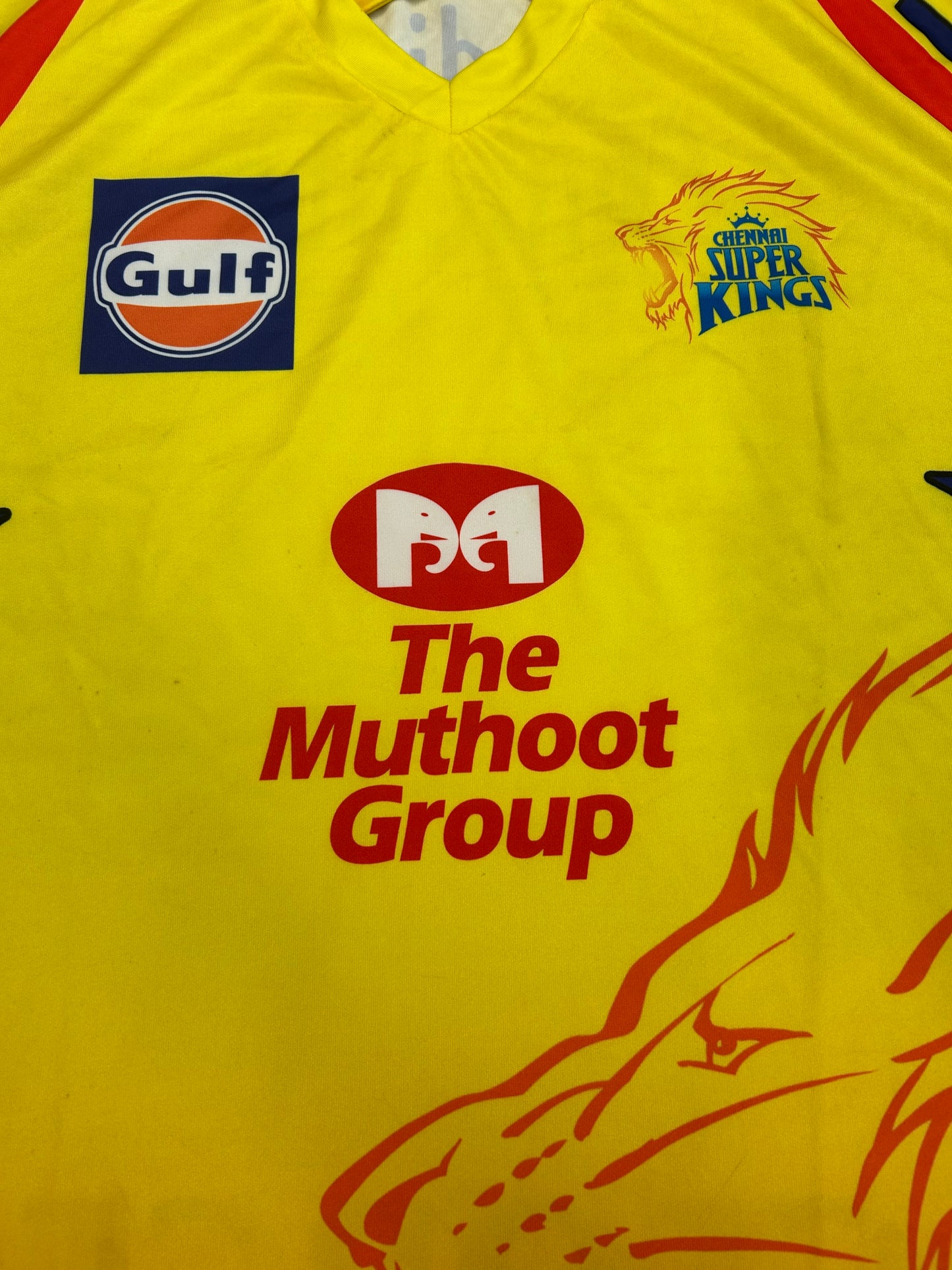 Chennai Super Kings 2013 IPL Staff Issue LS Playing Shirt