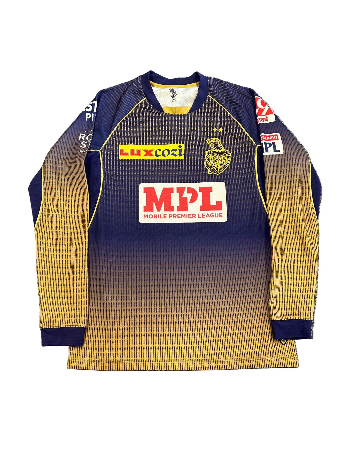 Siddhesh Lad Kolkata Knight Riders 2020 IPL Match Worn LS Playing Shirt