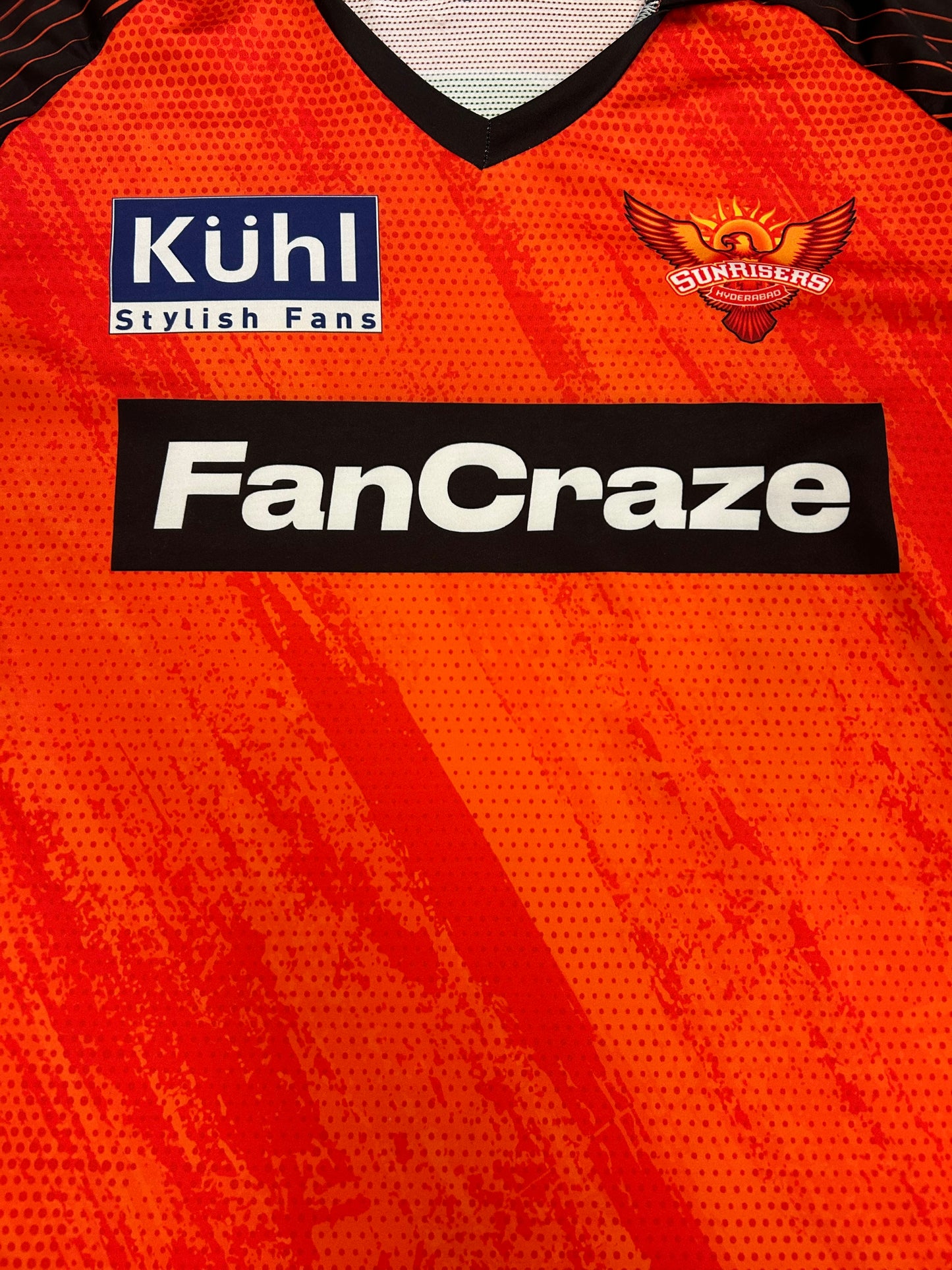 Kartik Tyagi Sunrisers Hyderabad 2023 IPL Match Worn SS Playing Shirt