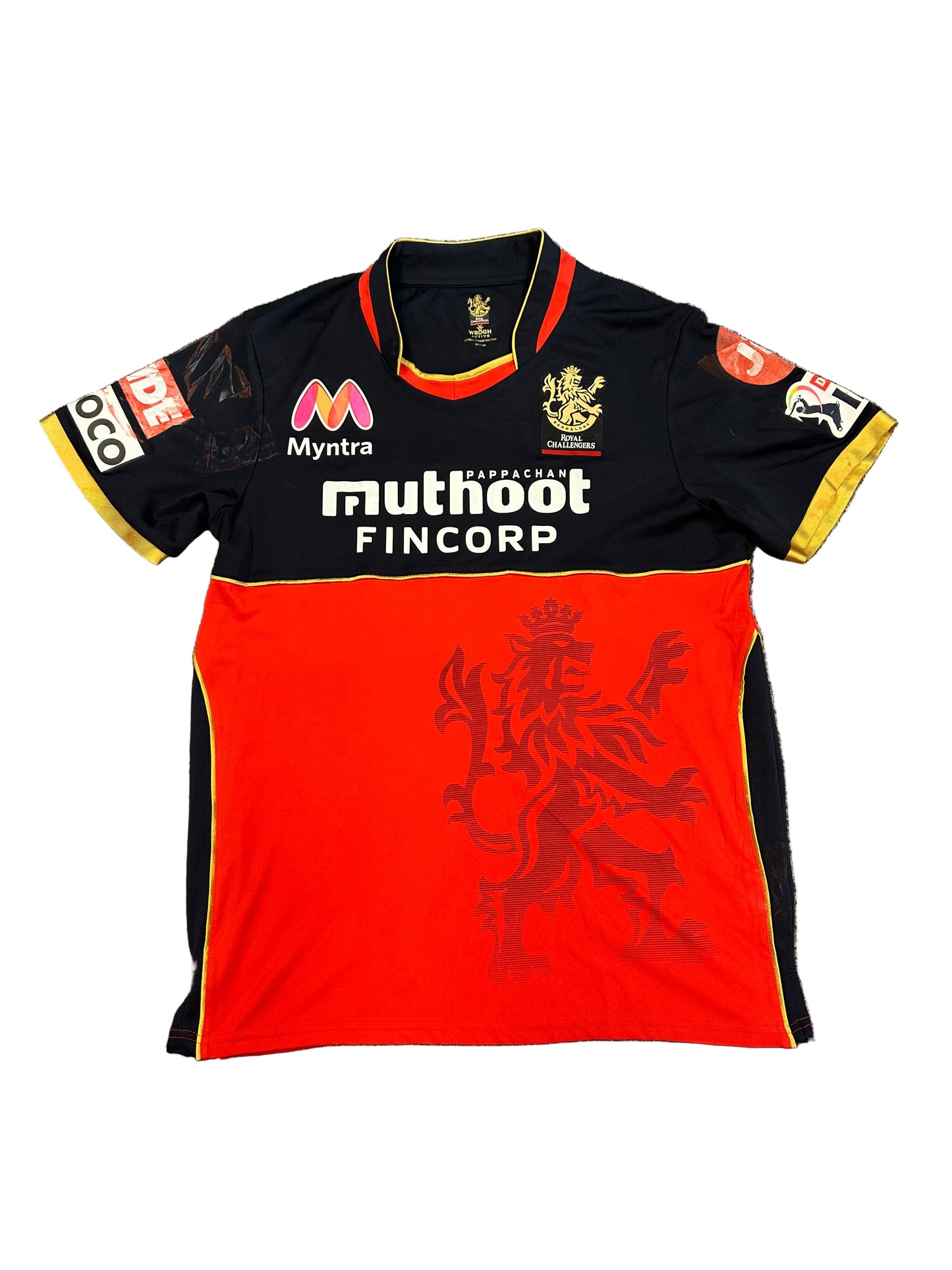 Isuru Udana Royal Challengers Bangalore 2020 IPL Match Worn and Signed SS Playing Shirt