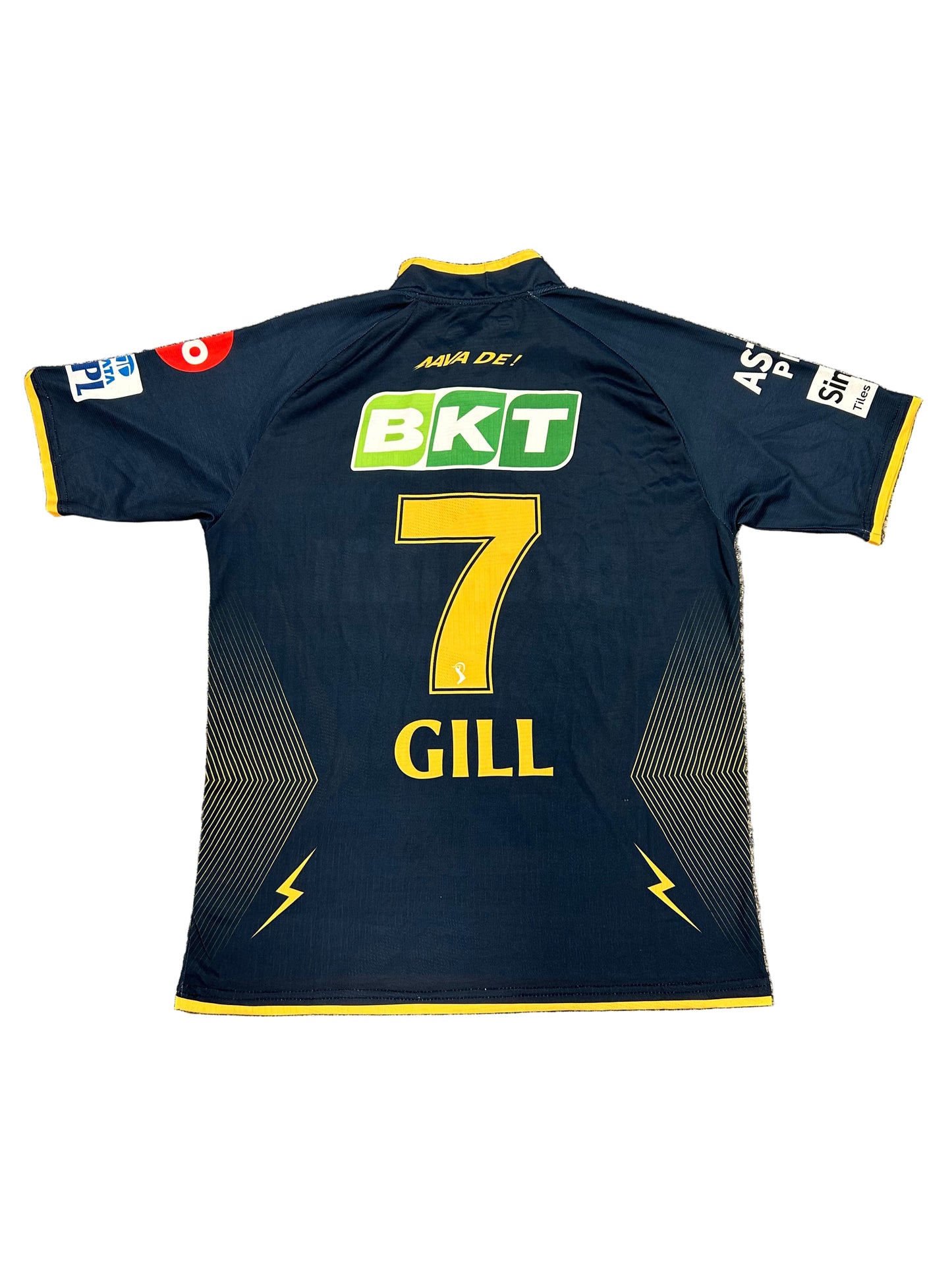 Shubman Gill Gujarat Titans 2025 IPL Match Issue SS Playing Shirt
