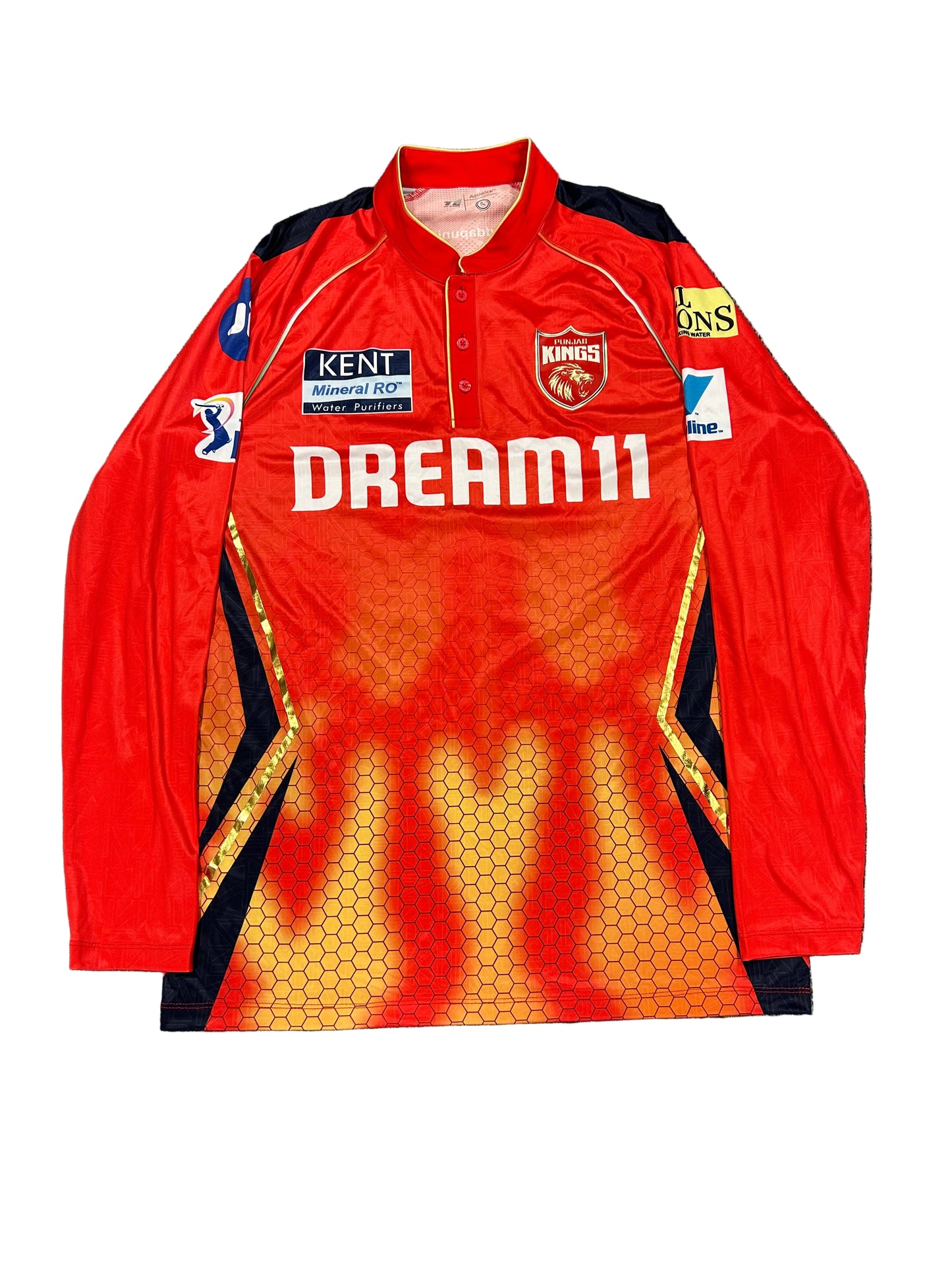 Priyansh Arya Punjab Kings 2025 IPL Match Worn LS Playing Shirt