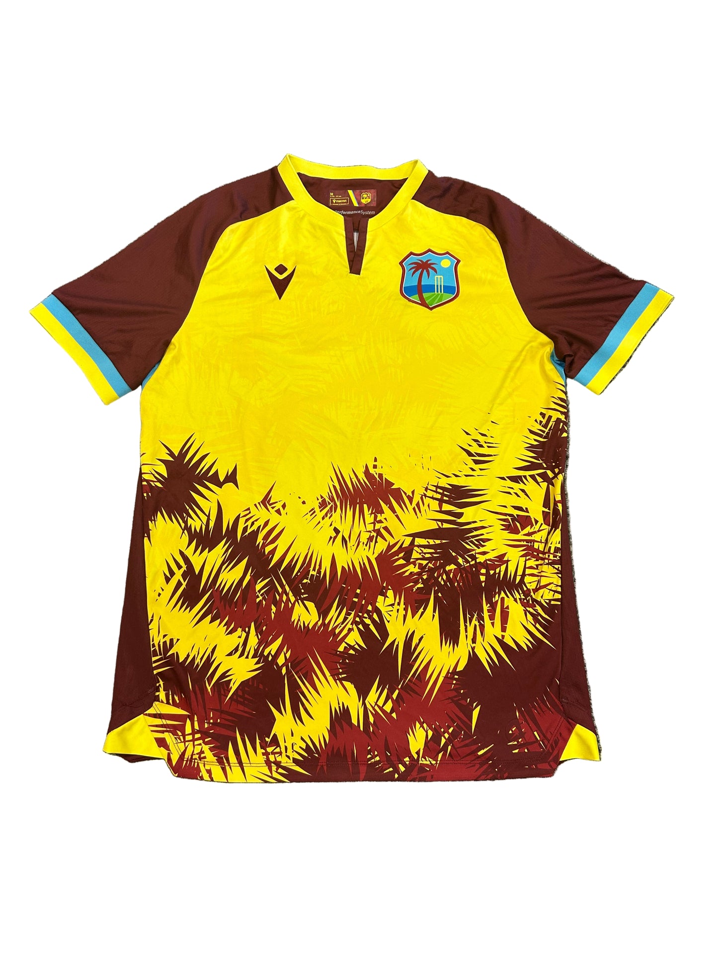 Shamar Springer West Indies 2024 T20 Match Worn And Signed SS Playing Shirt