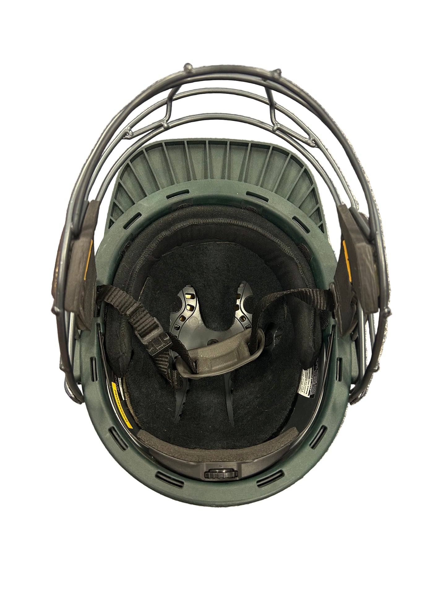 Warriors Masuri Elite Titanium Double Grill Match Used Cricket Helmet