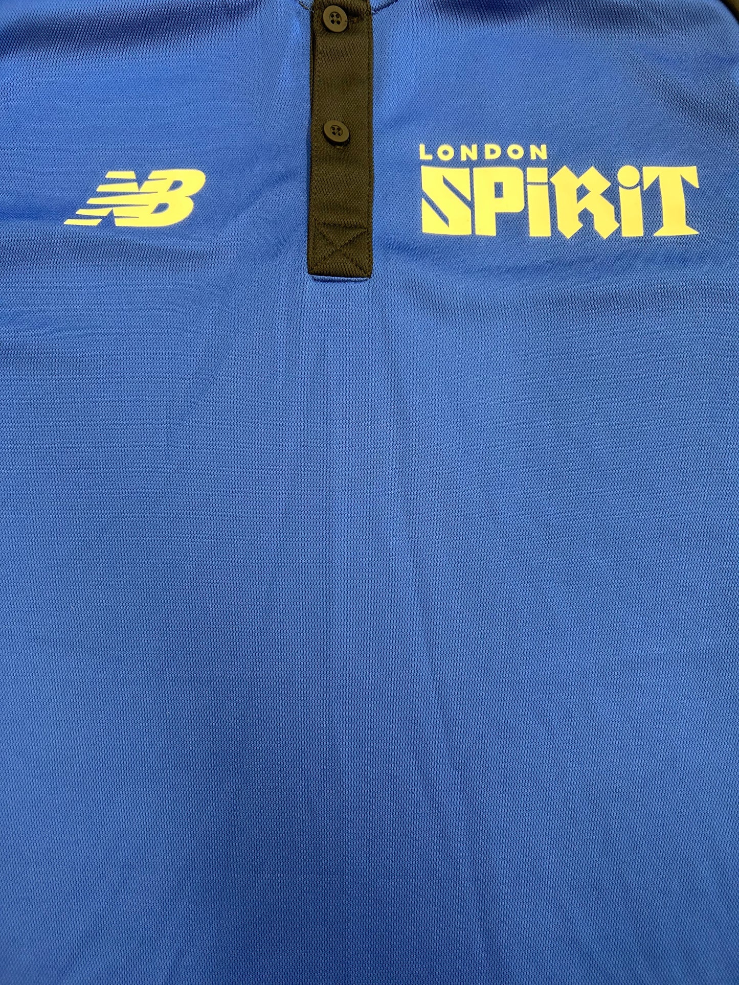 London Spirit 2022 Player Issue Travel Polo
