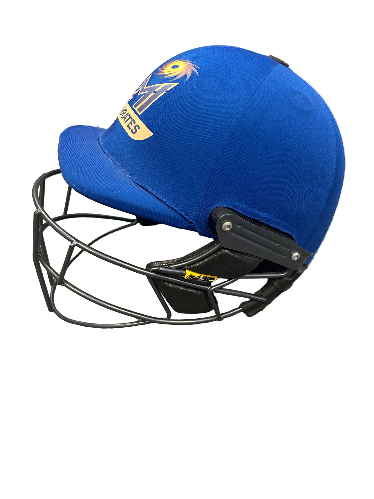 Mumbai Indians Emirates ILT20 Masuri T-Line Titanium Match Used Cricket Helmet