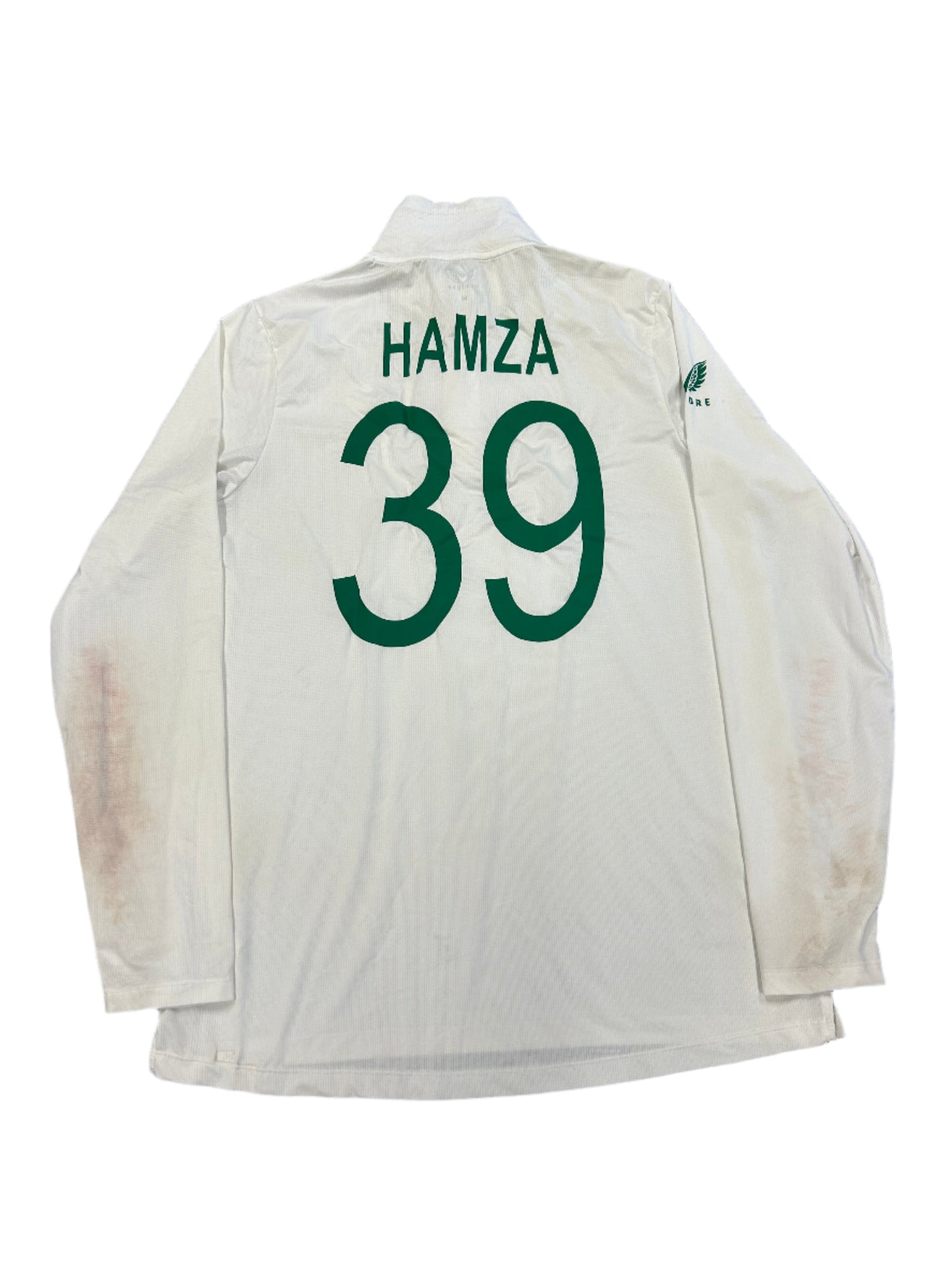 Zubayr Hamza South Africa A Test Match Worn LS Playing Shirt