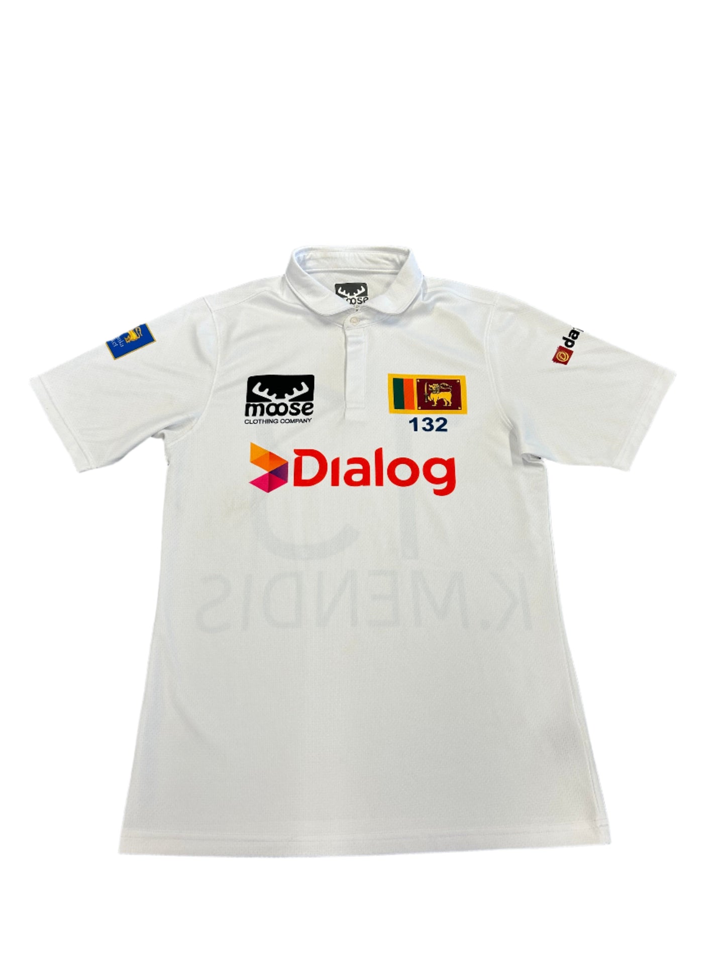 Kusal Mendis Sri Lanka 2024 Test Match Worn SS Playing Shirt