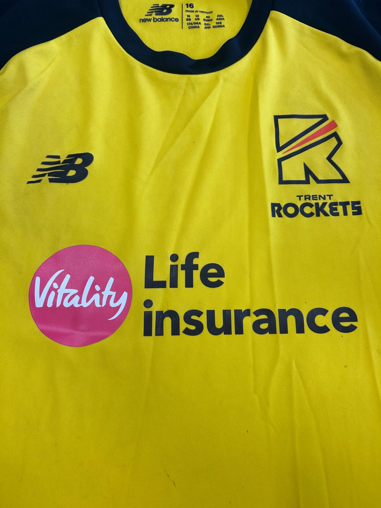 Trent Rockets 2022 Ladies Player Issue LS Training T-Shirt