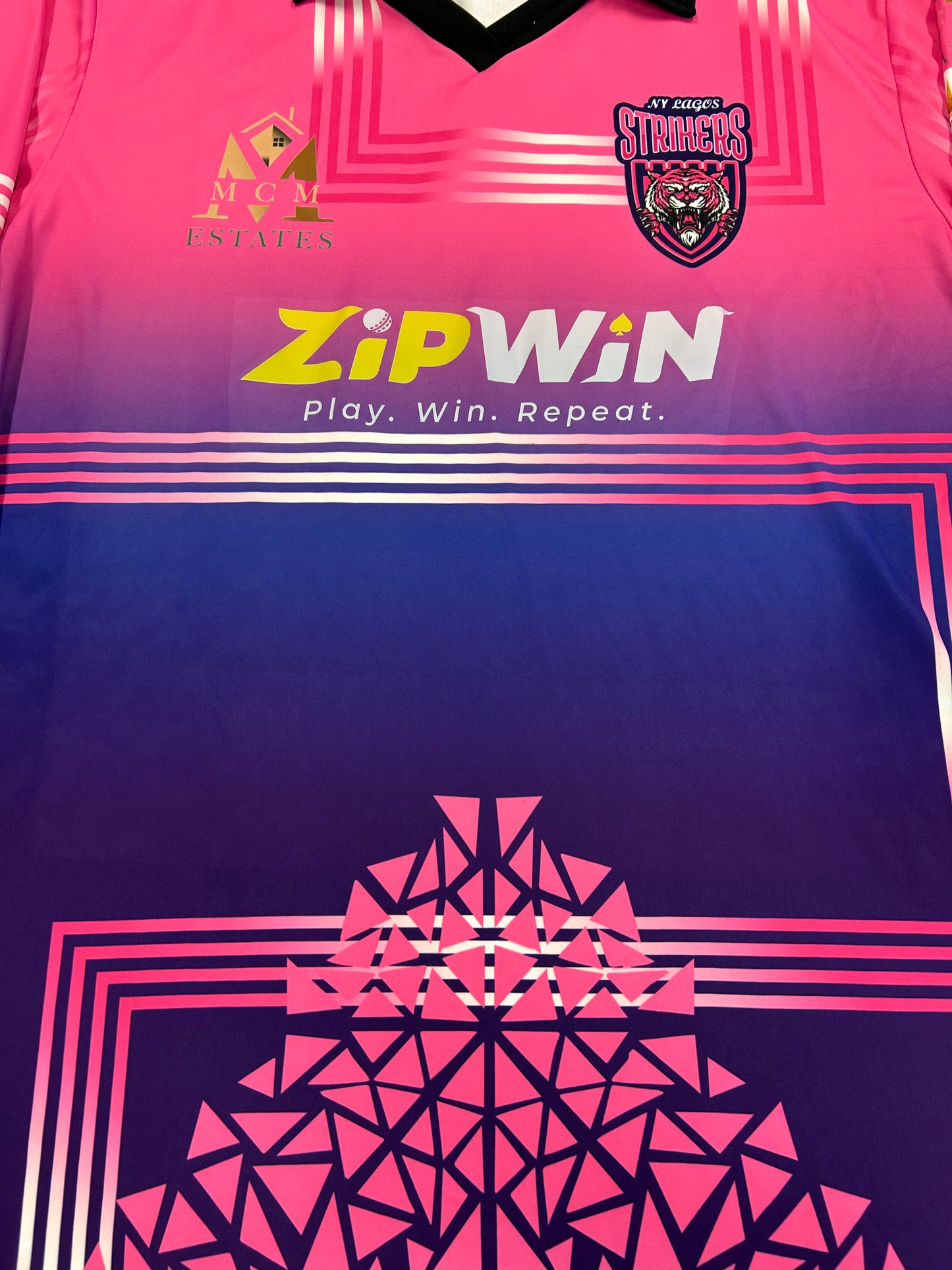Akhilesh Reddy Bodugum New York Strikers Lagos 2024 ZimAfro T10 Match Worn LS Playing Shirt