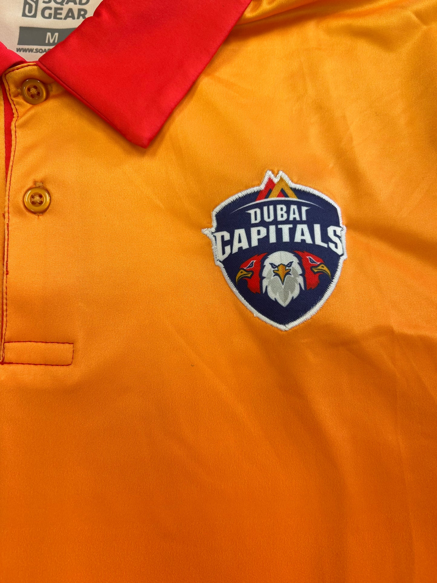 Dubai Capitals 2025 ILT20 Player Issue Travel & Media Polo